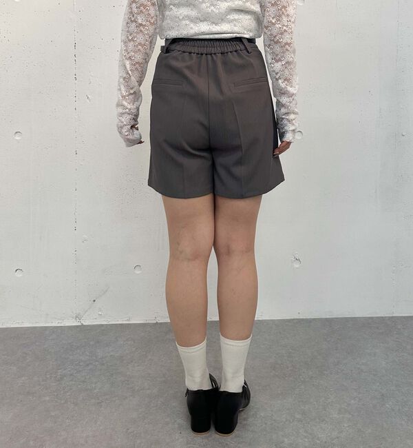 archives「【ＳＥＴＵＰ対応】ベルト付タックショートパンツ」|その他|