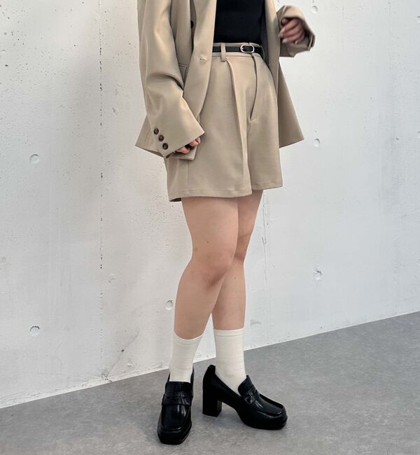 archives「【ＳＥＴＵＰ対応】ベルト付タックショートパンツ」|その他|