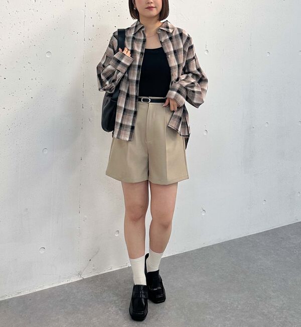 archives「【ＳＥＴＵＰ対応】ベルト付タックショートパンツ」|その他|