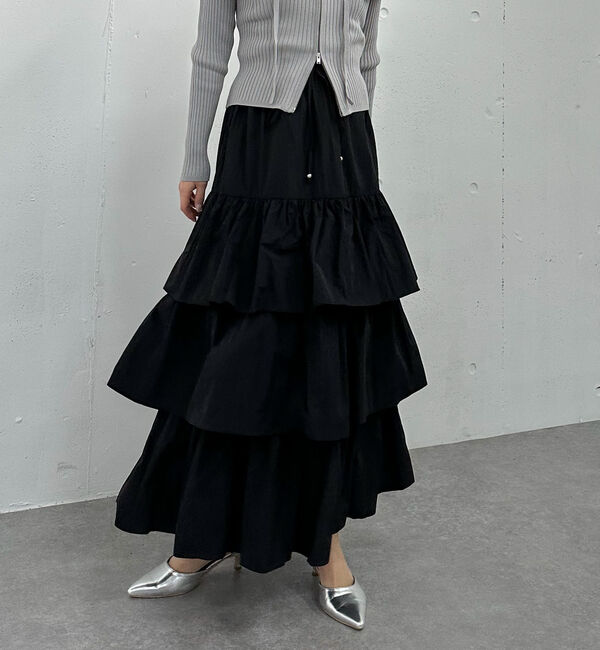 archives「ナイロン段ティアードスカート」|スカート|