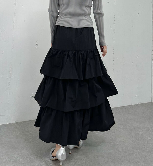 archives「ナイロン段ティアードスカート」|スカート|