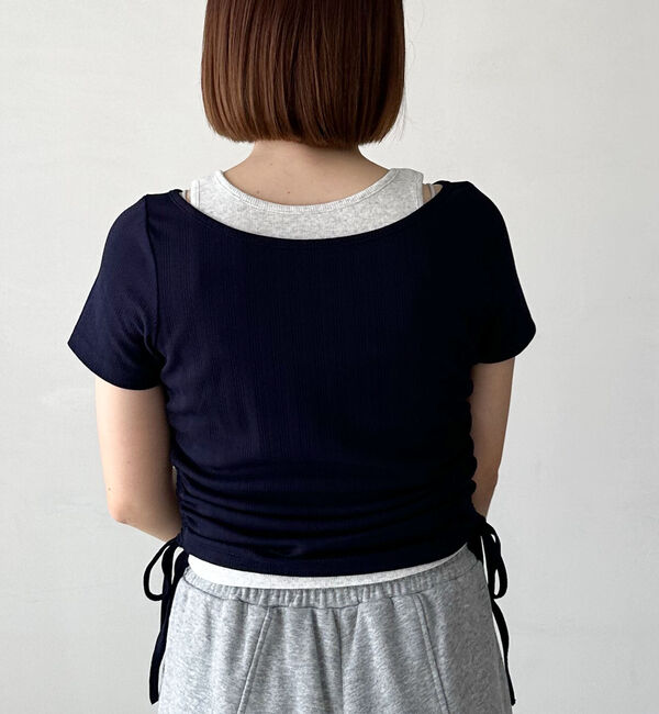 archives「レイヤード針抜きヘンリーＴＯＰＳ」|カーディガン|