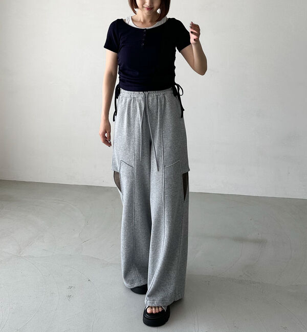 archives「レイヤード針抜きヘンリーＴＯＰＳ」|カーディガン|