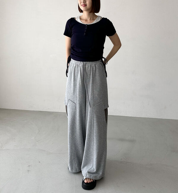 archives「レイヤード針抜きヘンリーＴＯＰＳ」|カーディガン|