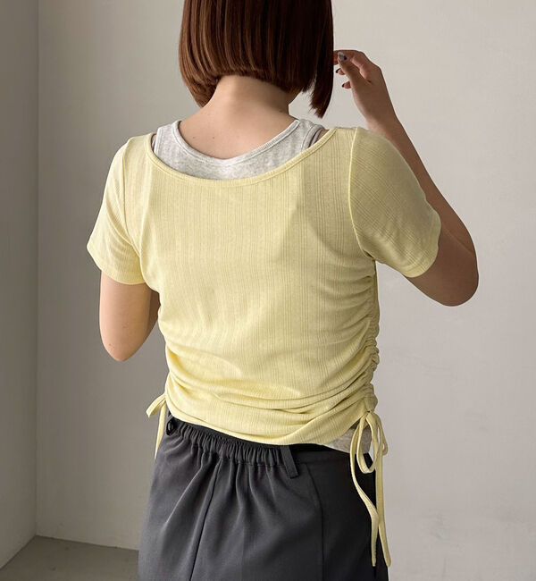 archives「レイヤード針抜きヘンリーＴＯＰＳ」|カーディガン|