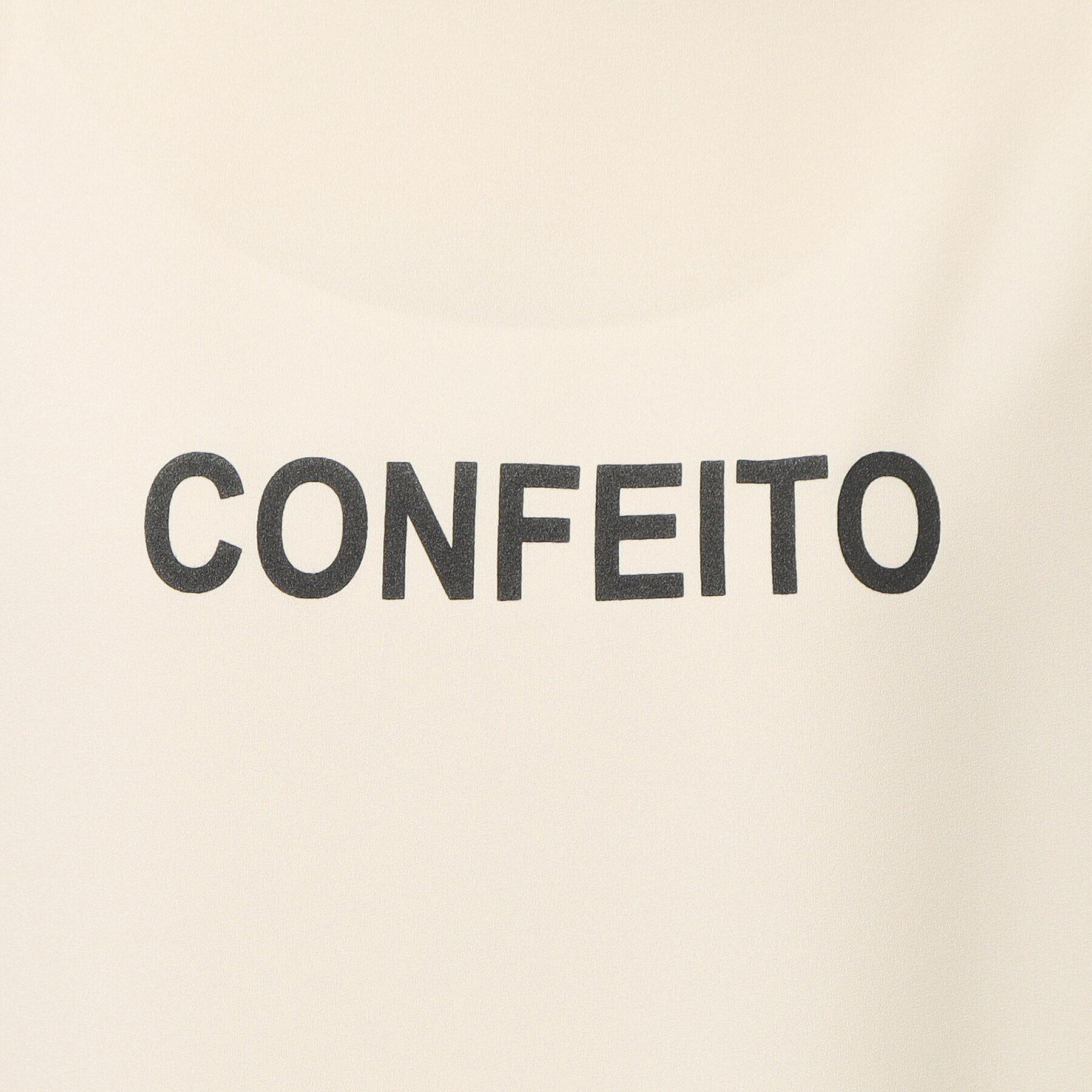 SHOO･LA･RUE「大人のフェミニンカジュアルに シアージョーゼットロゴTシャツ」|Tシャツ・カットソー|