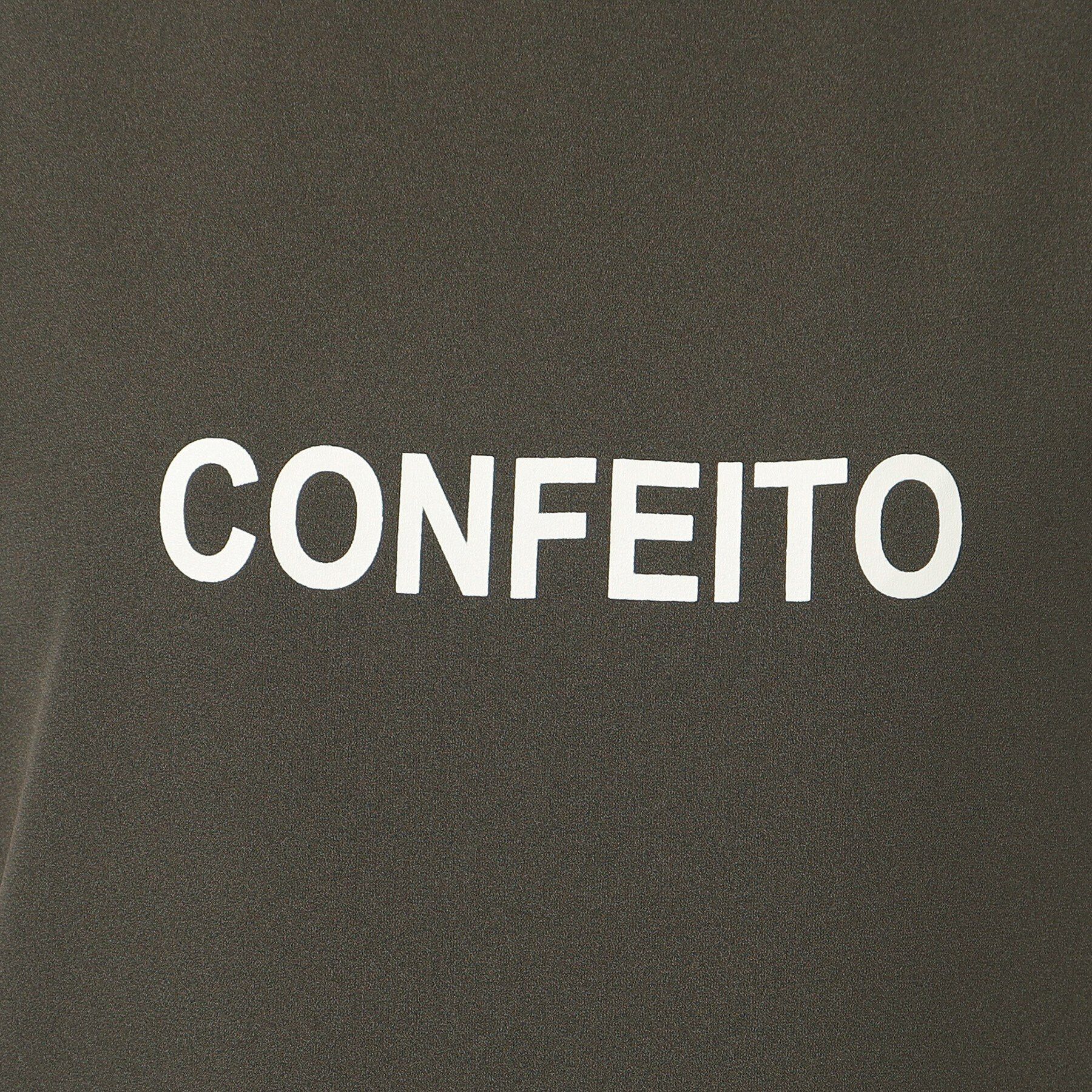 SHOO･LA･RUE「大人のフェミニンカジュアルに シアージョーゼットロゴTシャツ」|Tシャツ・カットソー|