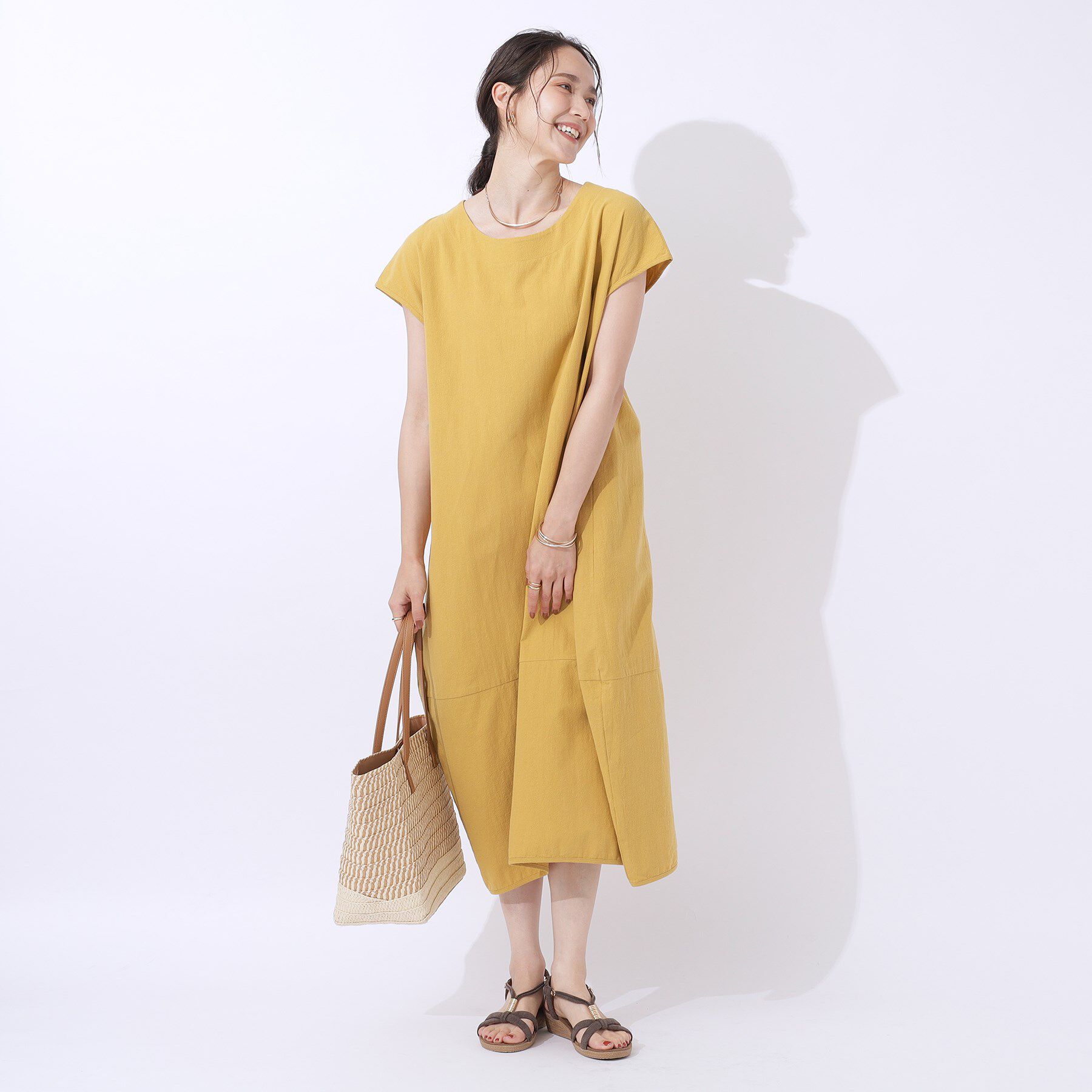 SHOO･LA･RUE「【洗える】コクーンシルエットワンピース」|ワンピース|