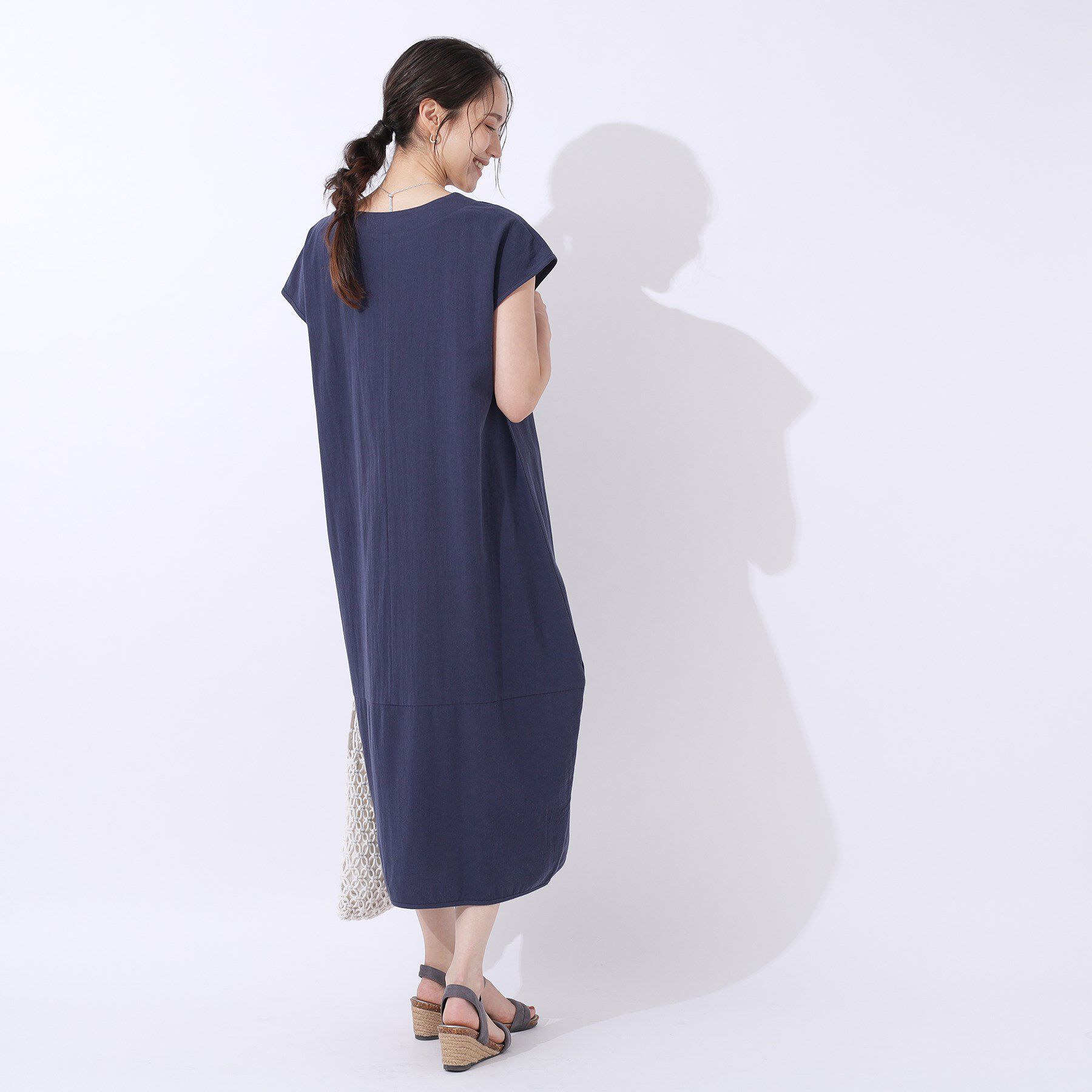 SHOO･LA･RUE「【洗える】コクーンシルエットワンピース」|ワンピース|