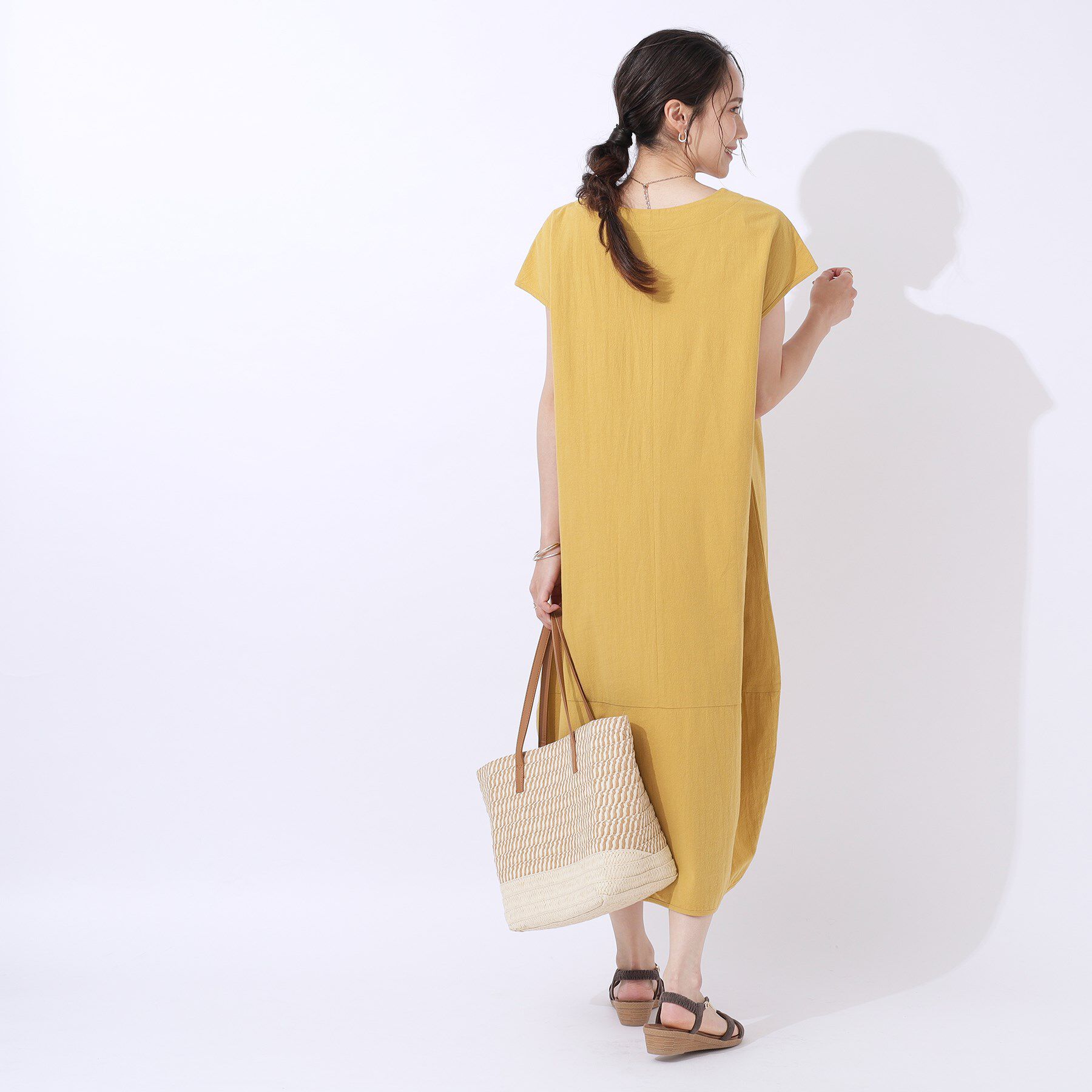 SHOO･LA･RUE「【洗える】コクーンシルエットワンピース」|ワンピース|