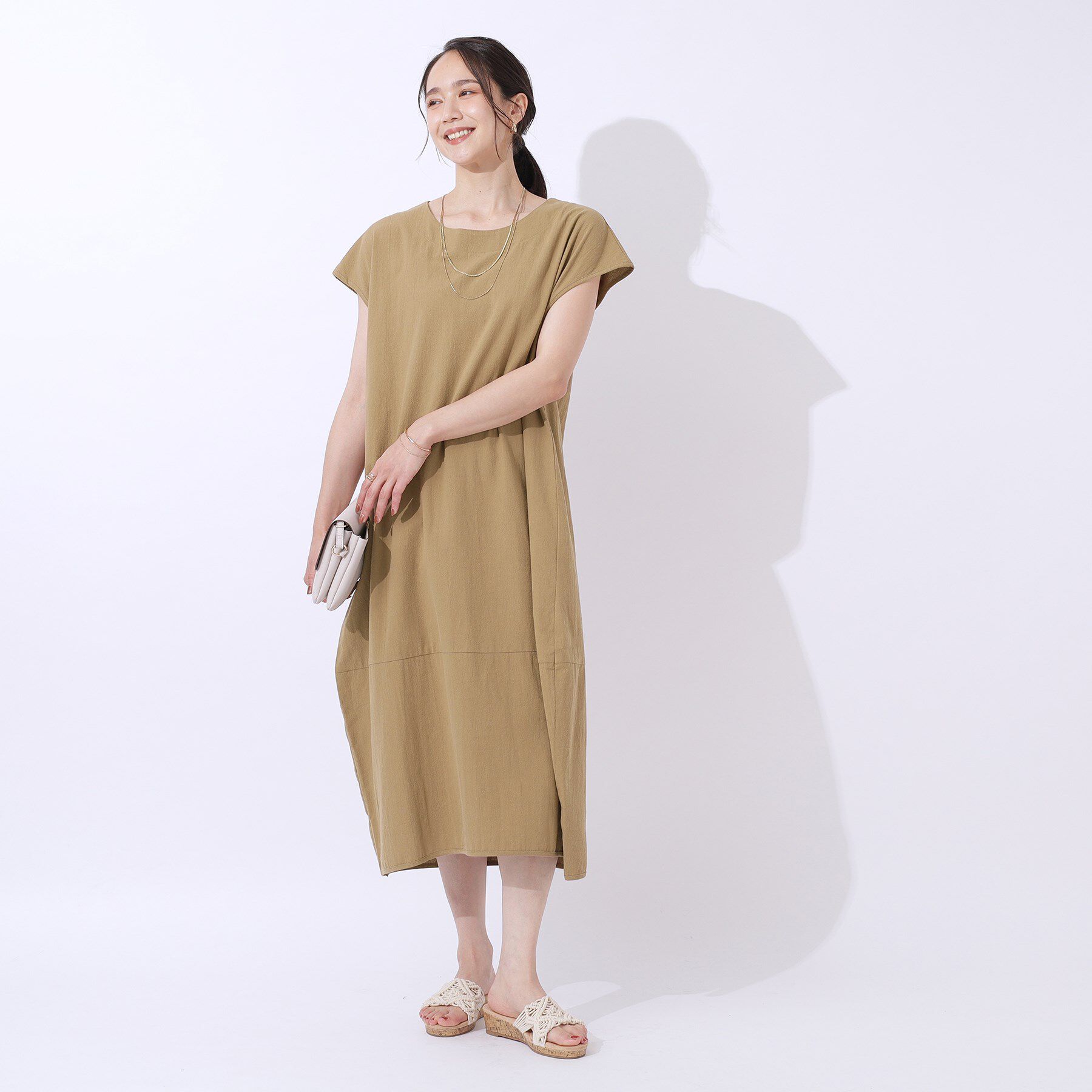 SHOO･LA･RUE「【洗える】コクーンシルエットワンピース」|ワンピース|