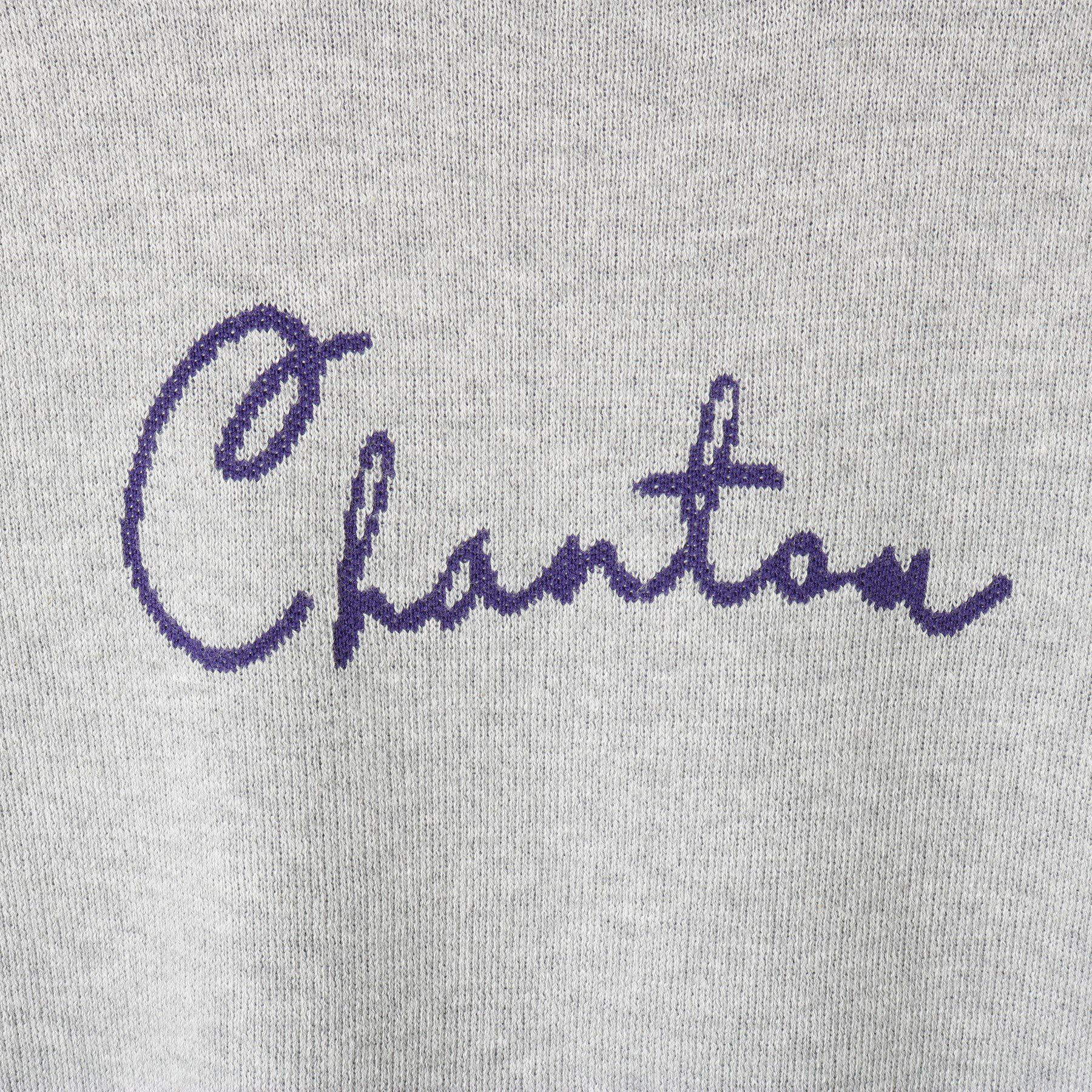 SHOO･LA･RUE「【110-140cm/男女兼用】スウェットライクロゴニット」|ニット・セーター|