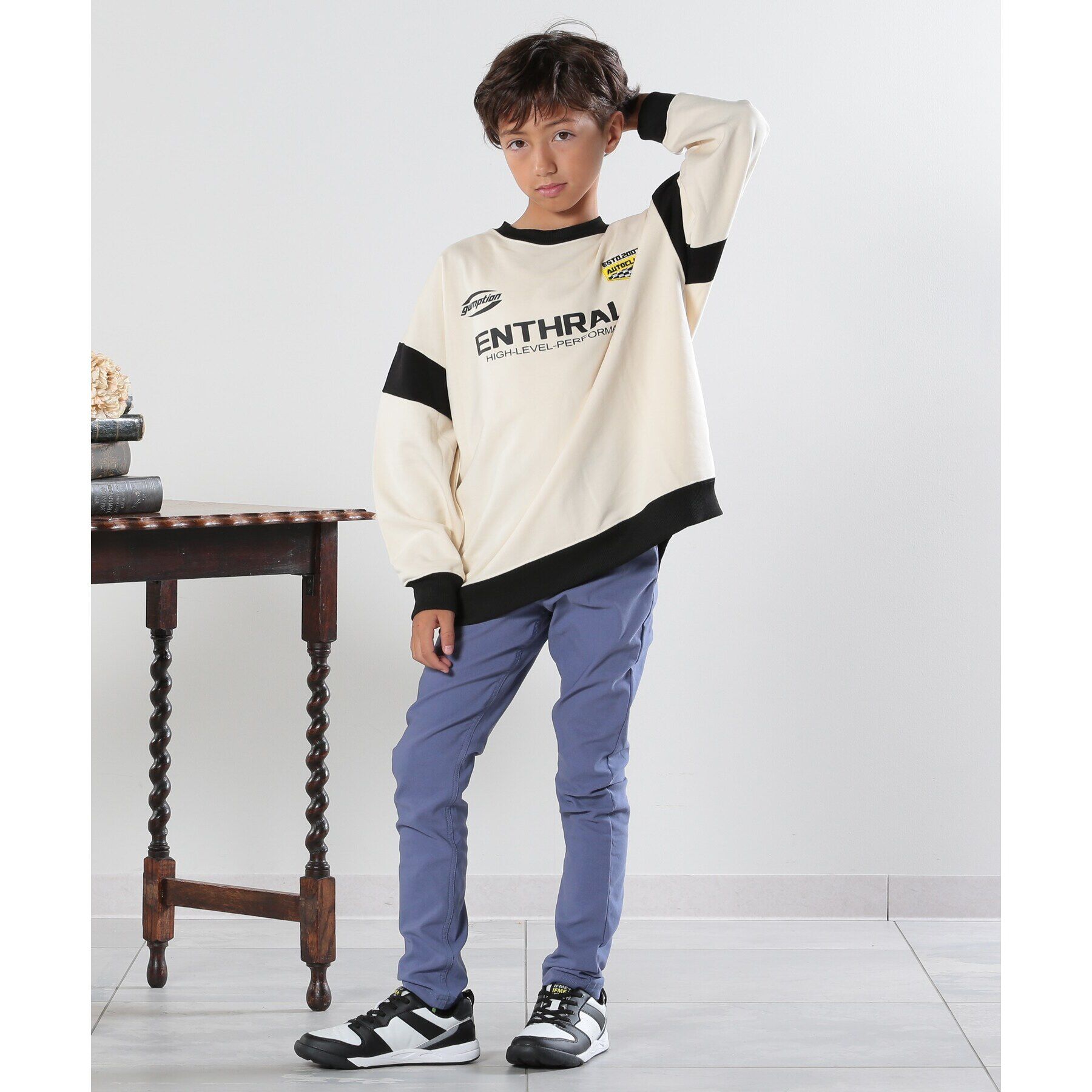 SHOO･LA･RUE「【110-140cm/男女兼用】ストレッチ裏起毛パンツ」|その他|