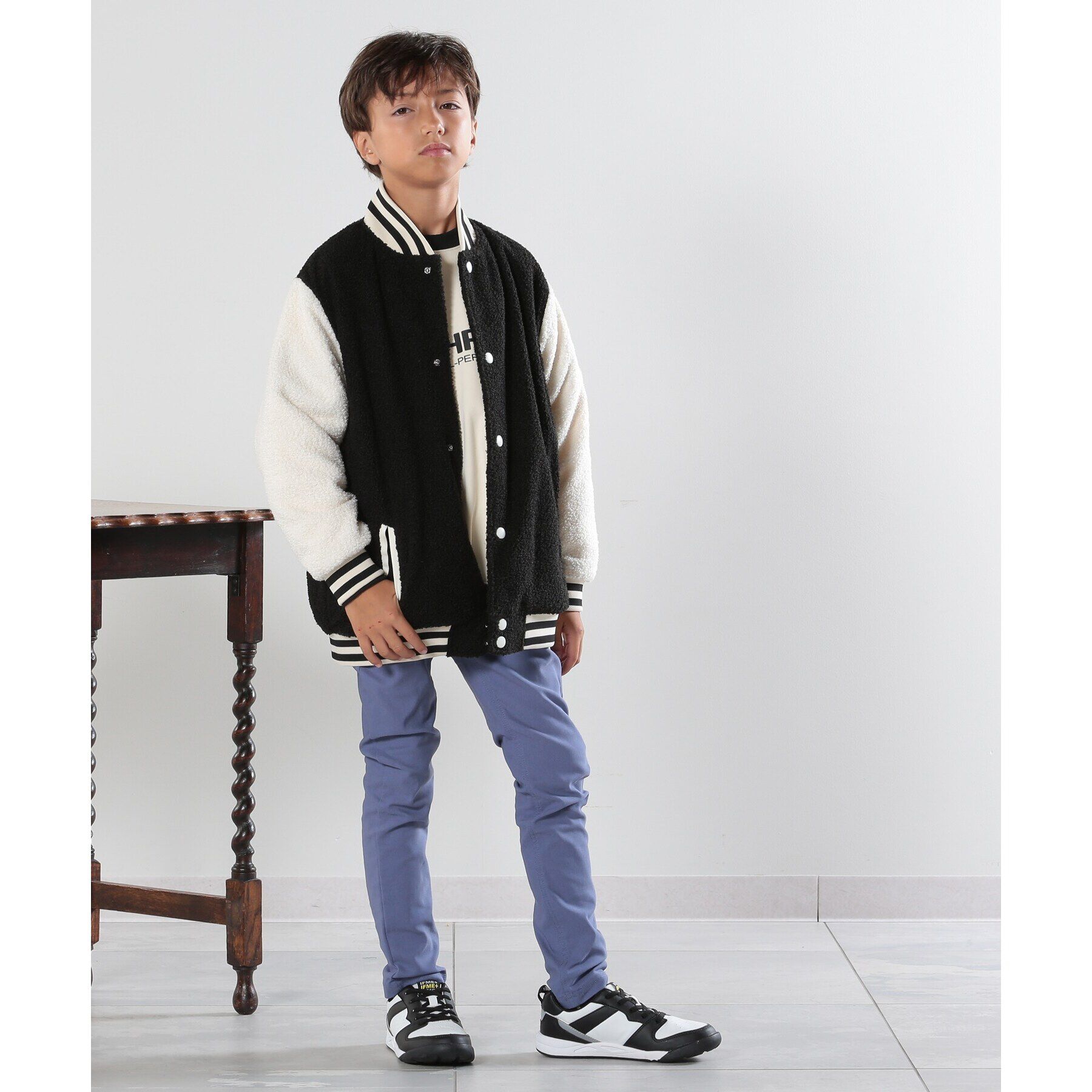 SHOO･LA･RUE「【110-140cm/男女兼用】ストレッチ裏起毛パンツ」|その他|