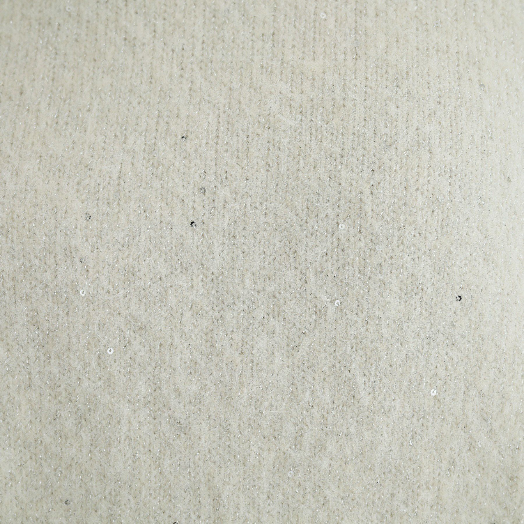 SHOO･LA･RUE「【高レビュー/S-LL】上品にキラリと華やぐ スパンコール フェザーニット」|ニット・セーター|