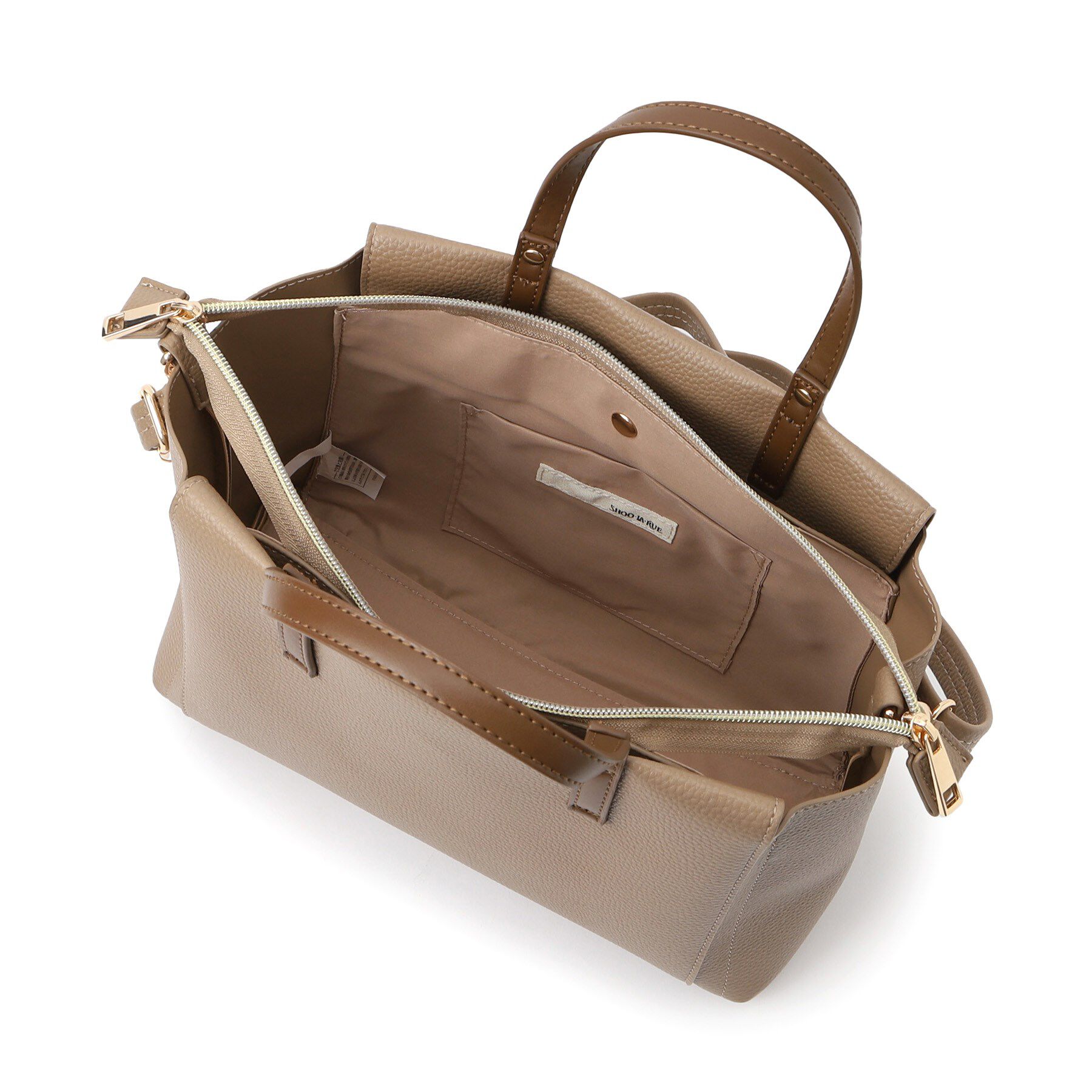 SHOO･LA･RUE「【軽量/2WAY】ふわっと軽い 3層ミニトート」|トートバッグ|