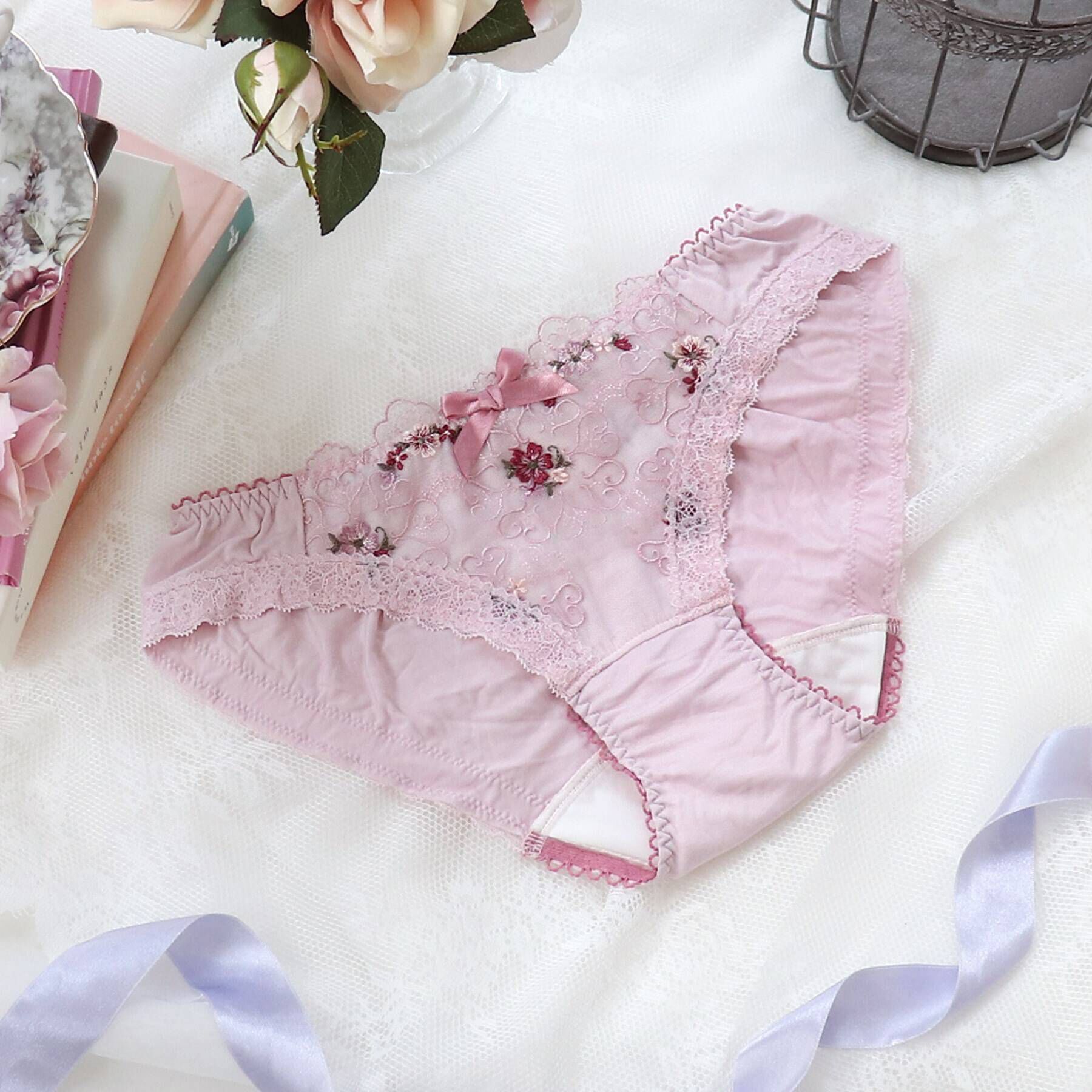 Risa Magli「アマイア サニタリーショーツ」|インナー|ピンク(070)