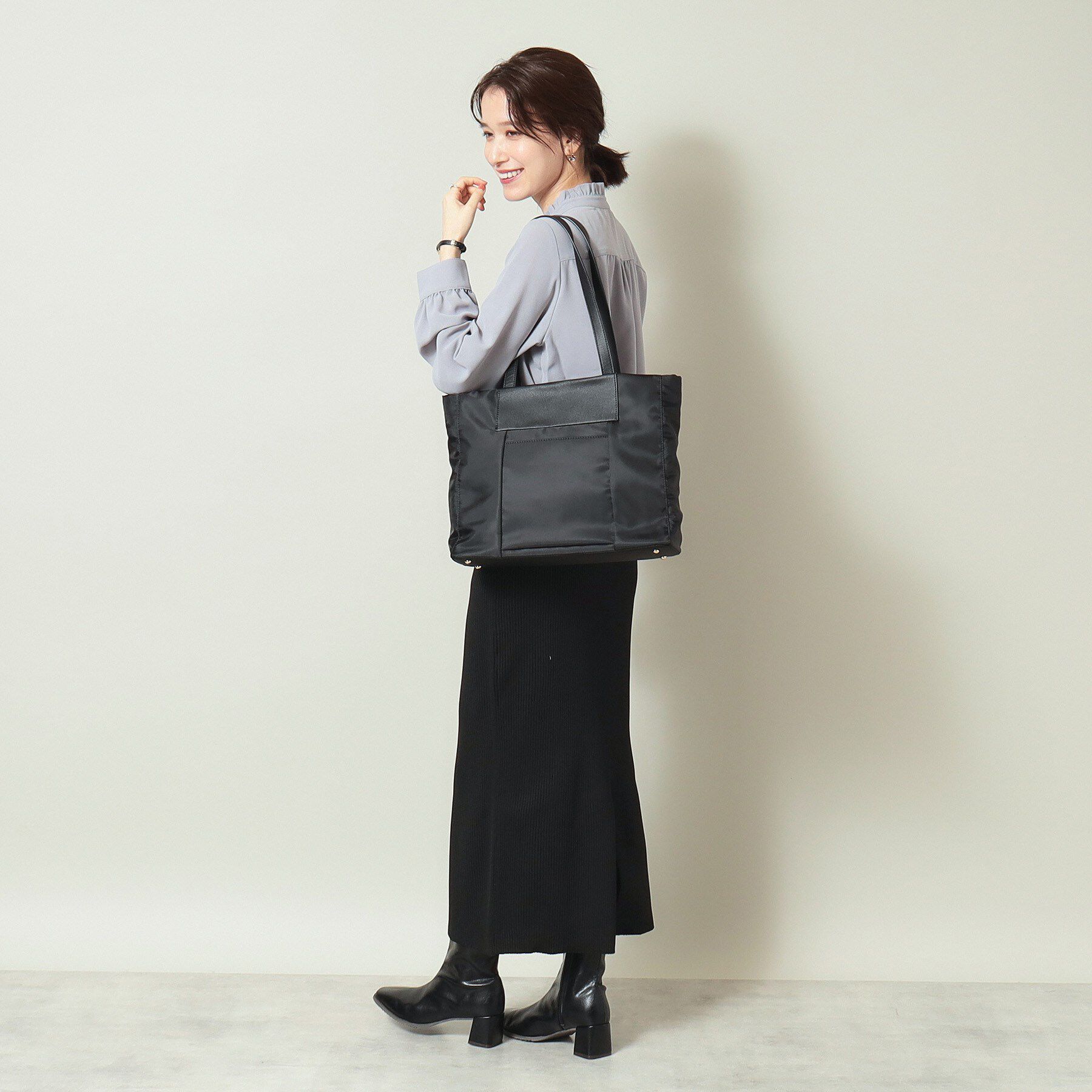 ITS&rsquo;DEMO「【整理収納アドバイザー 柳沢小実さん監修】整理収納A4トート」|トートバッグ|