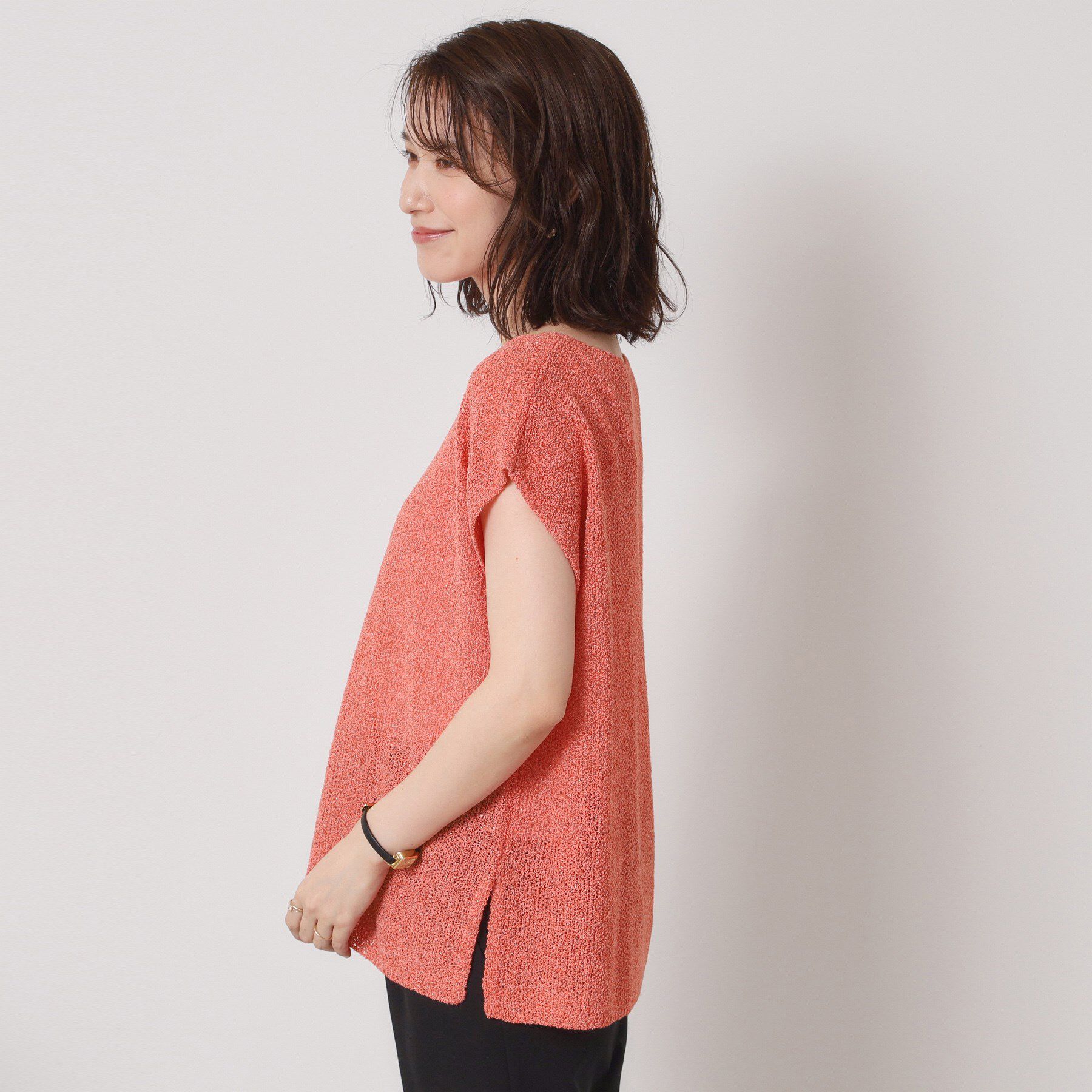 ITS&rsquo;DEMO「【手洗い可】ブークレラメフレンチニット」|ニット・セーター|