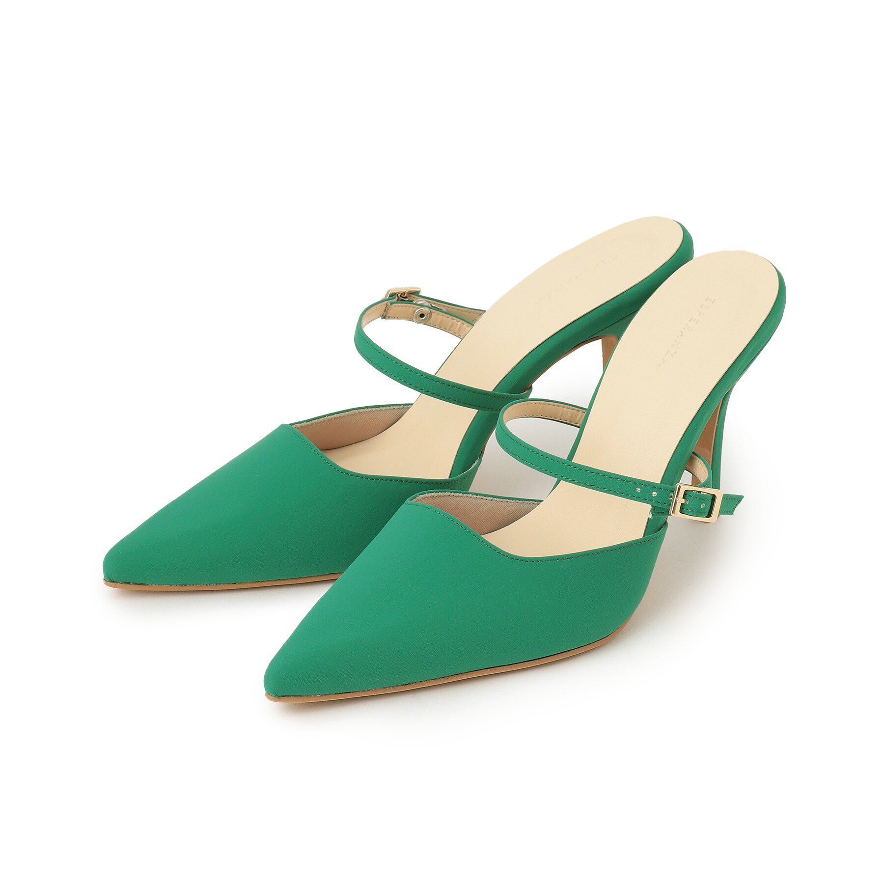 ESPERANZA「2WAYスクエアカットミュール」|サンダル|グリーン(322)