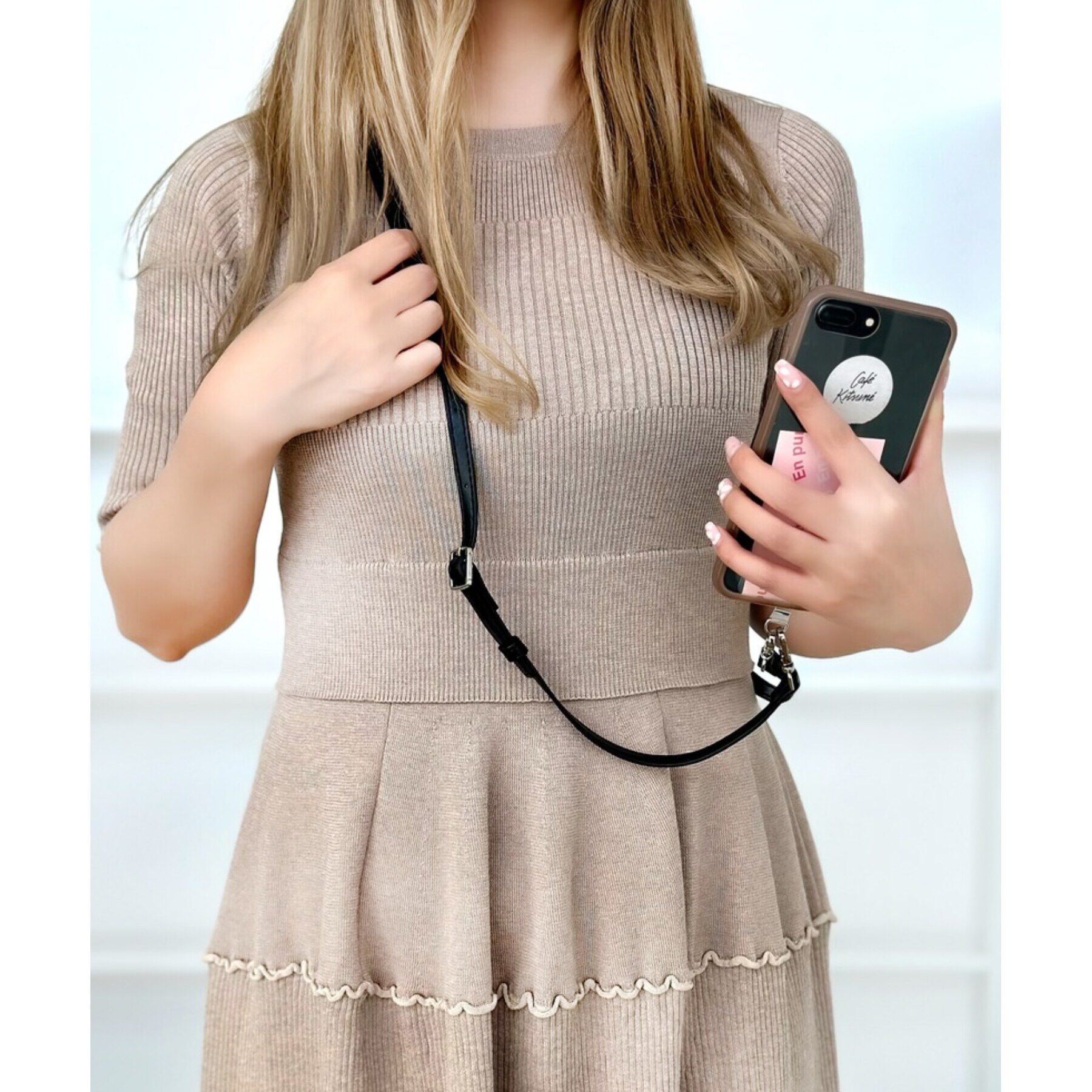 Grandedge「合皮スマホショルダー」|ストラップ|