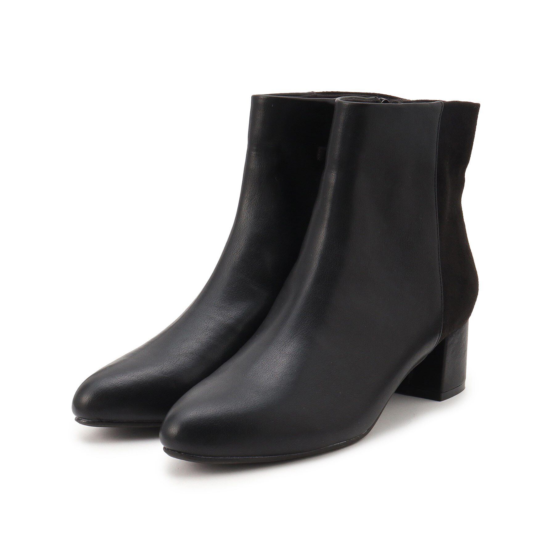 ESPERANZA「アーモンドトゥサイドフェイクパールショートブーツ」|ショートブーツ|