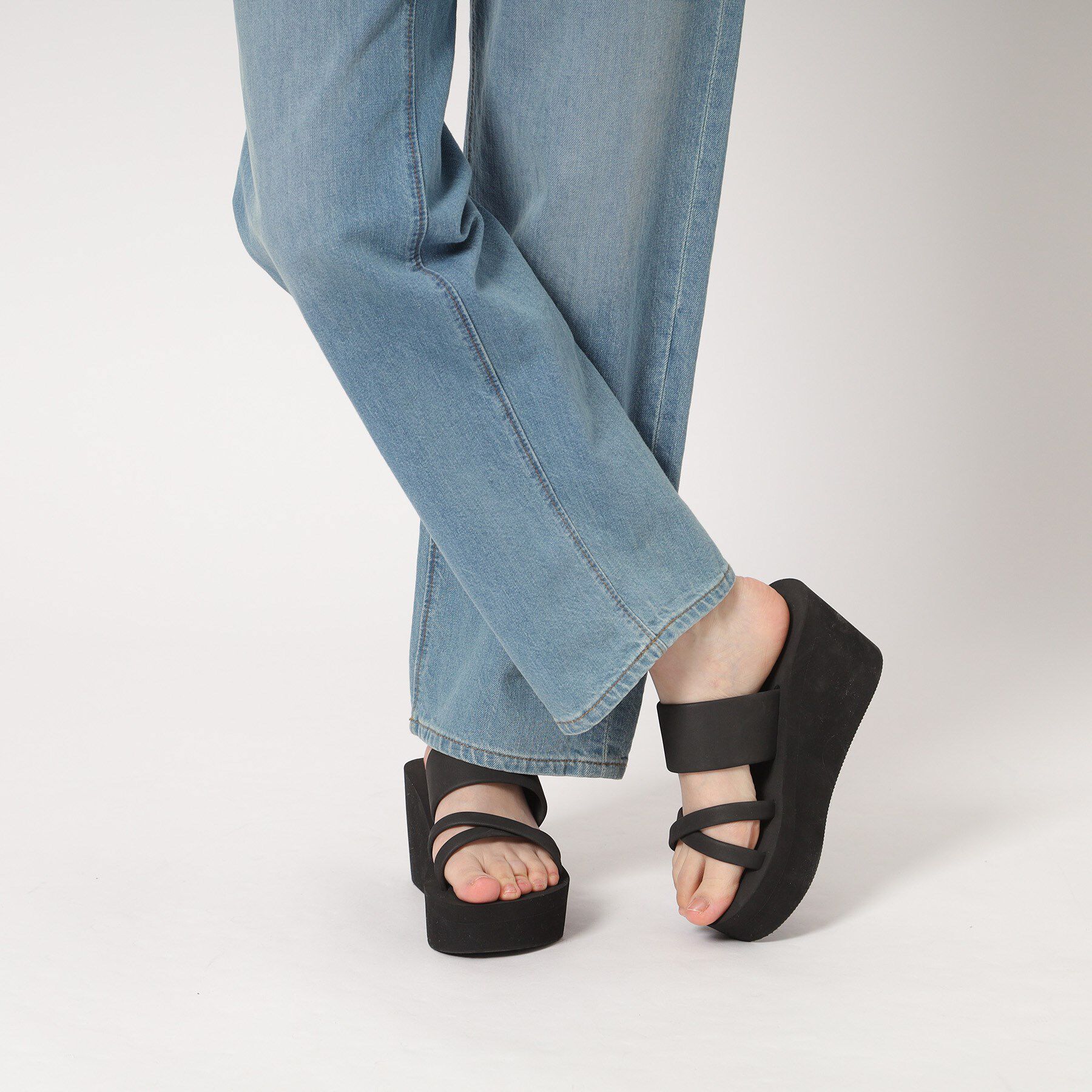 ESPERANZA「やわらか厚底サンダル」|サンダル|