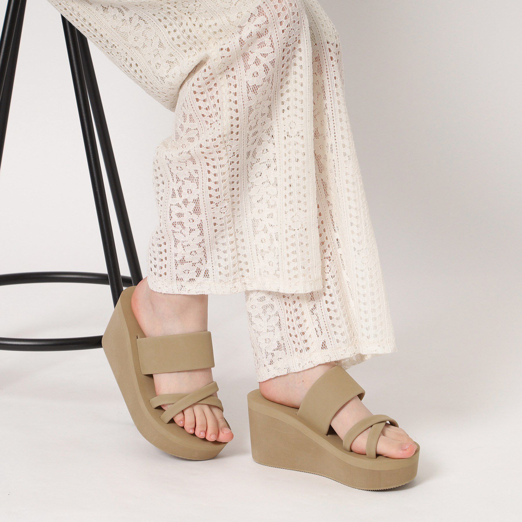 ESPERANZA「やわらか厚底サンダル」|サンダル|