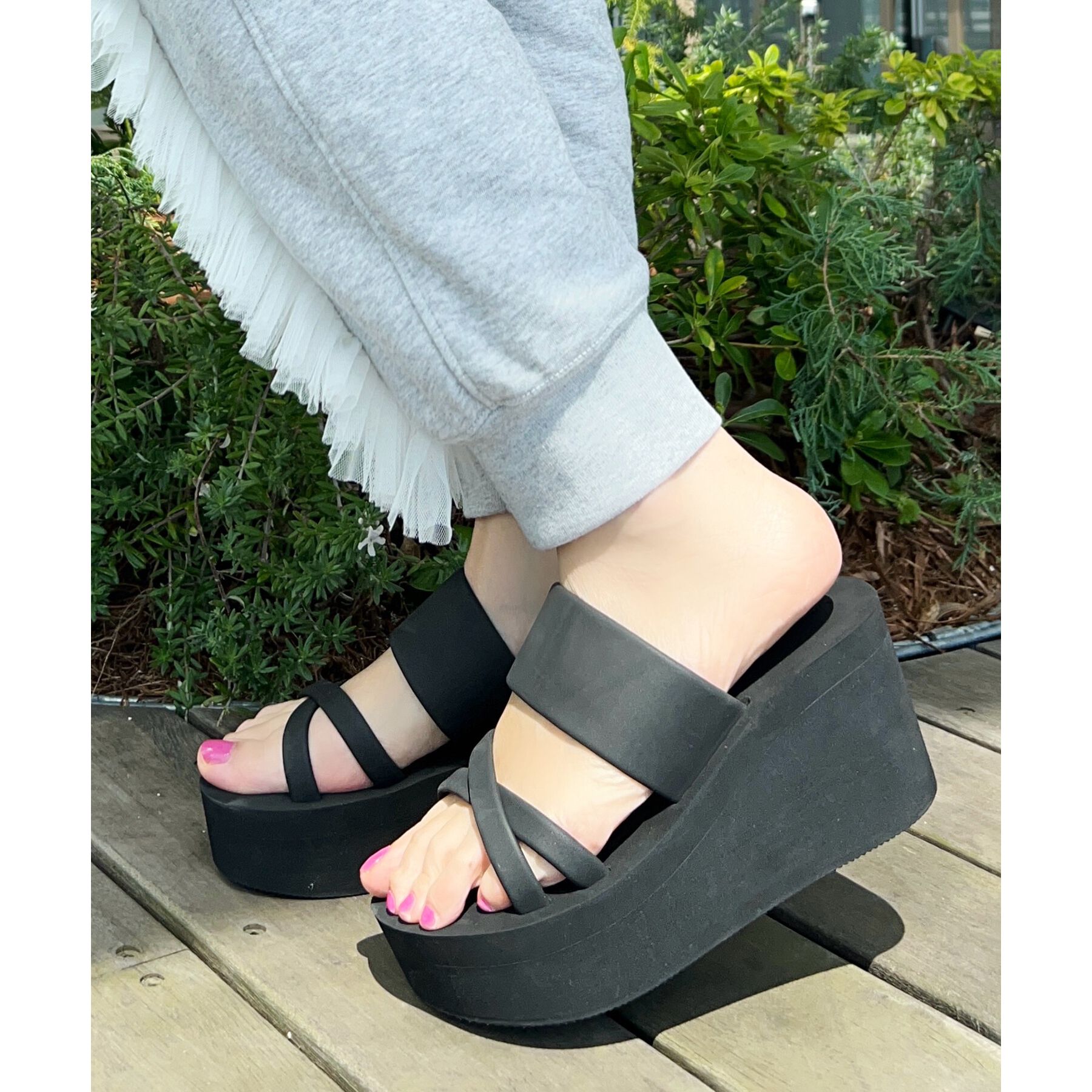 ESPERANZA「やわらか厚底サンダル」|サンダル|