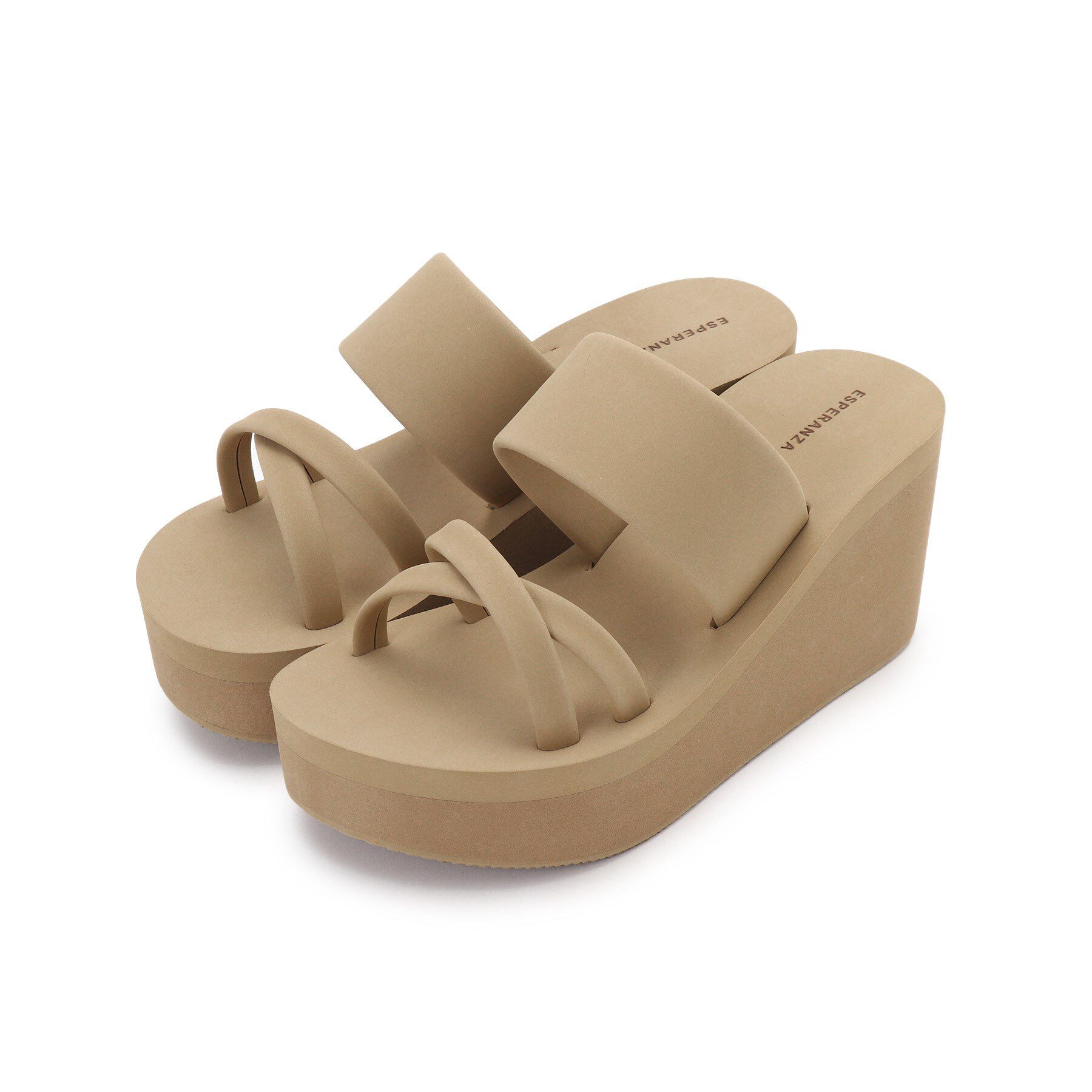 ESPERANZA「やわらか厚底サンダル」|サンダル|ﾍﾞｰｼﾞｭ(952)