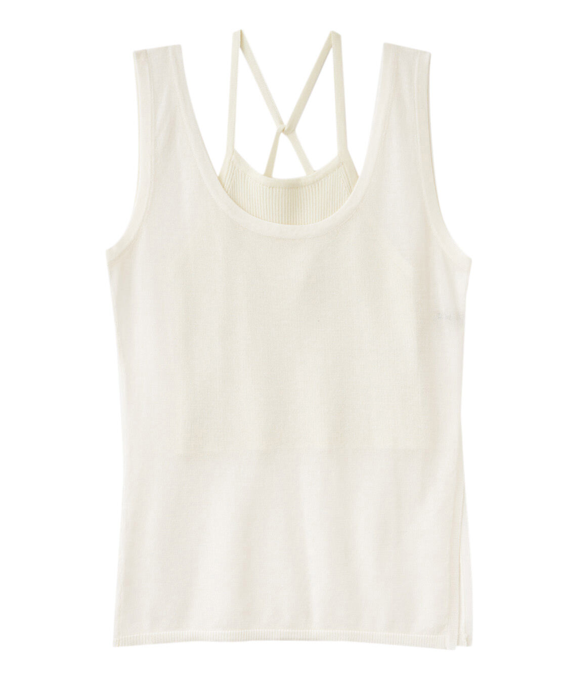 COCO DEAL「アメスリキャミ&times;タンクレイヤードニット」|ニット・セーター|