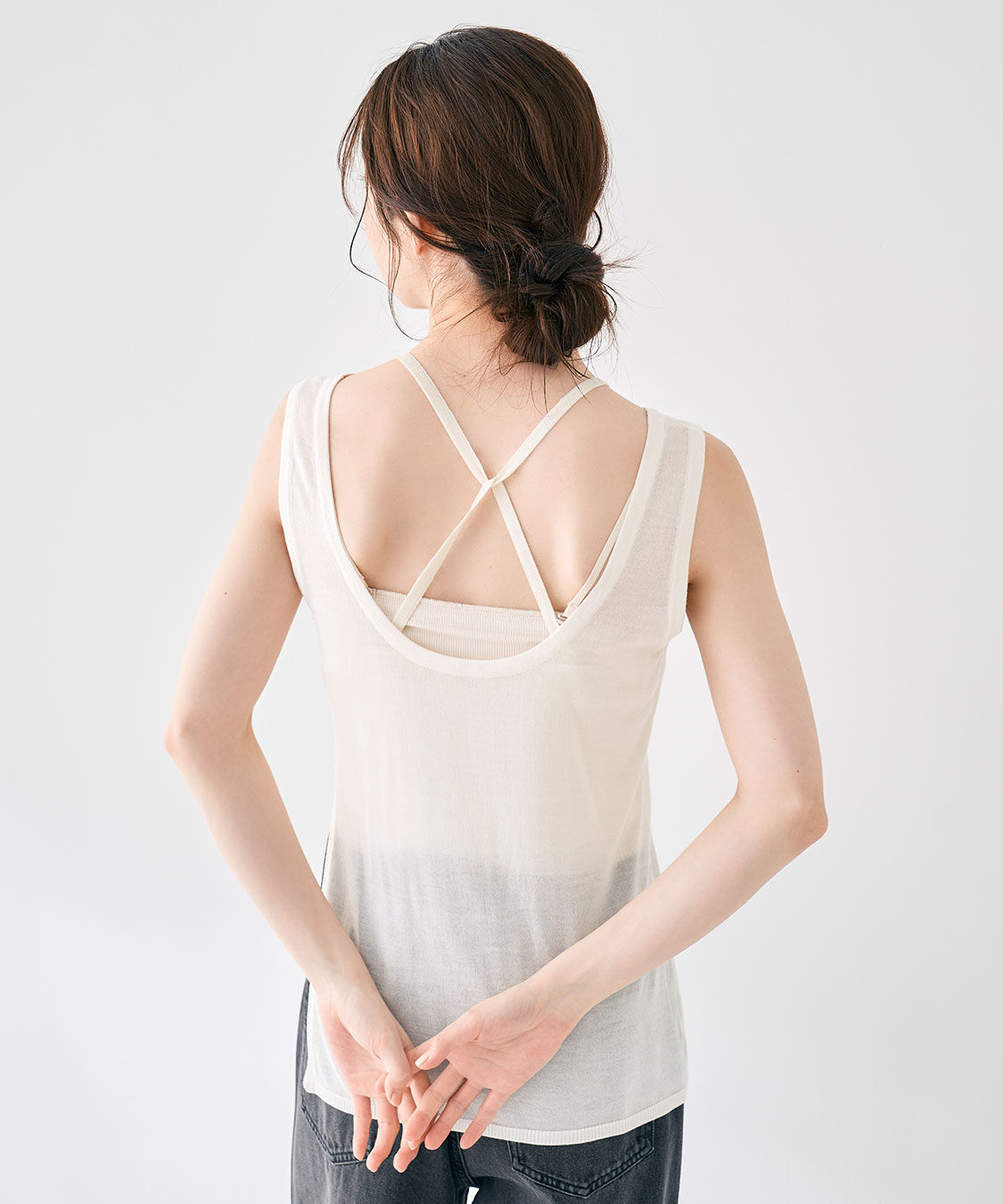 COCO DEAL「アメスリキャミ&times;タンクレイヤードニット」|ニット・セーター|