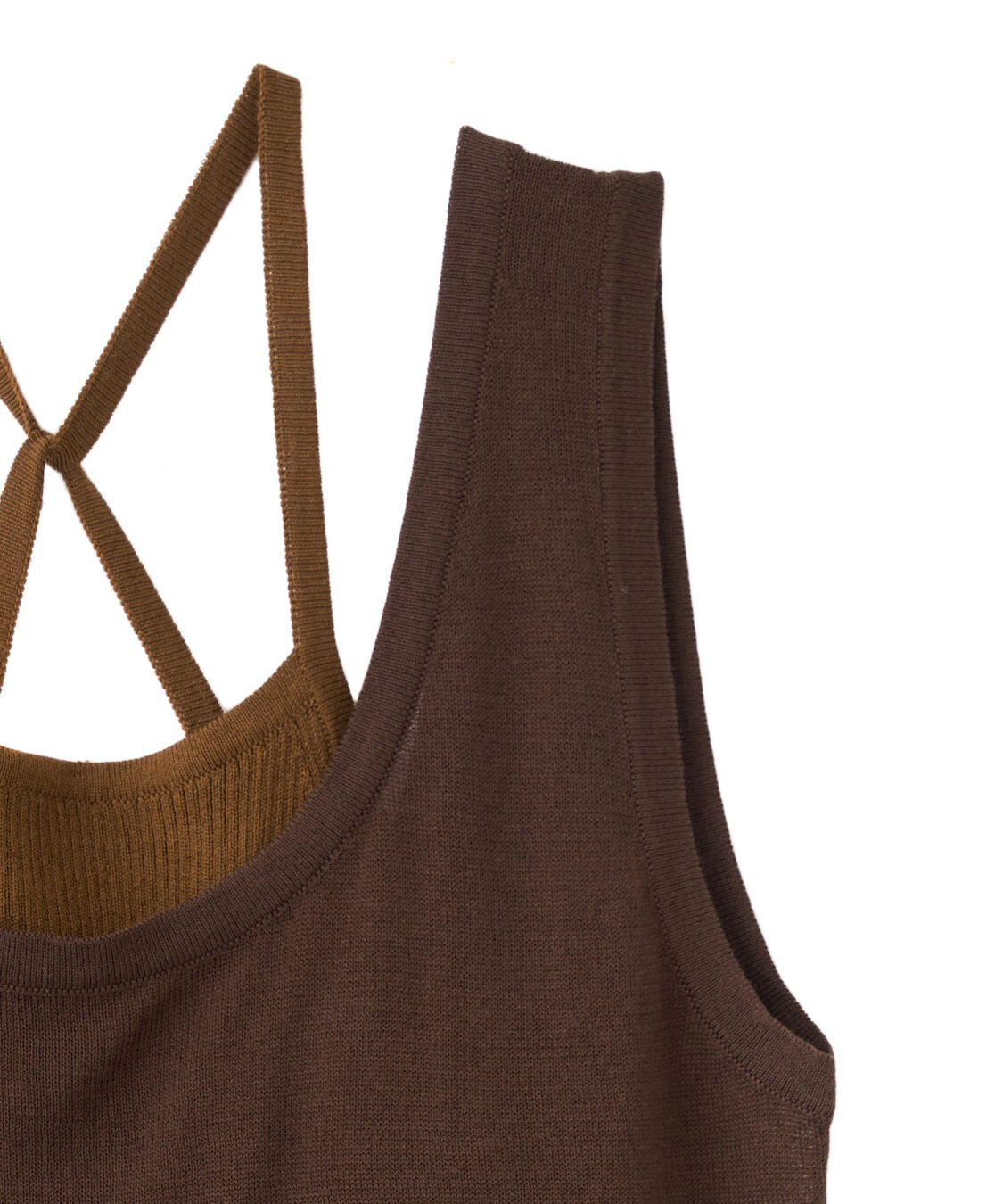 COCO DEAL「アメスリキャミ&times;タンクレイヤードニット」|ニット・セーター|