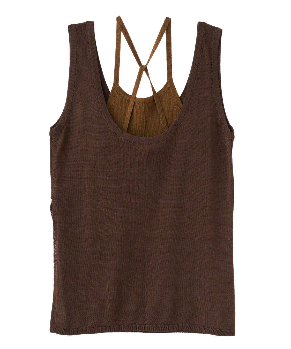 COCO DEAL「アメスリキャミ&times;タンクレイヤードニット」|ニット・セーター|