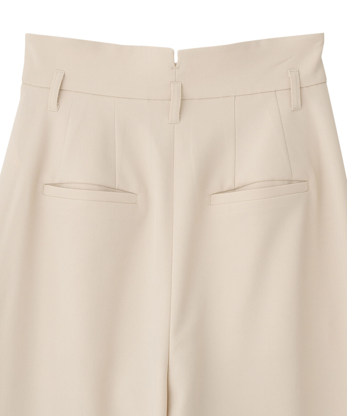 COCO DEAL「ベルトディテールアシメワイドパンツ」|スラックス|