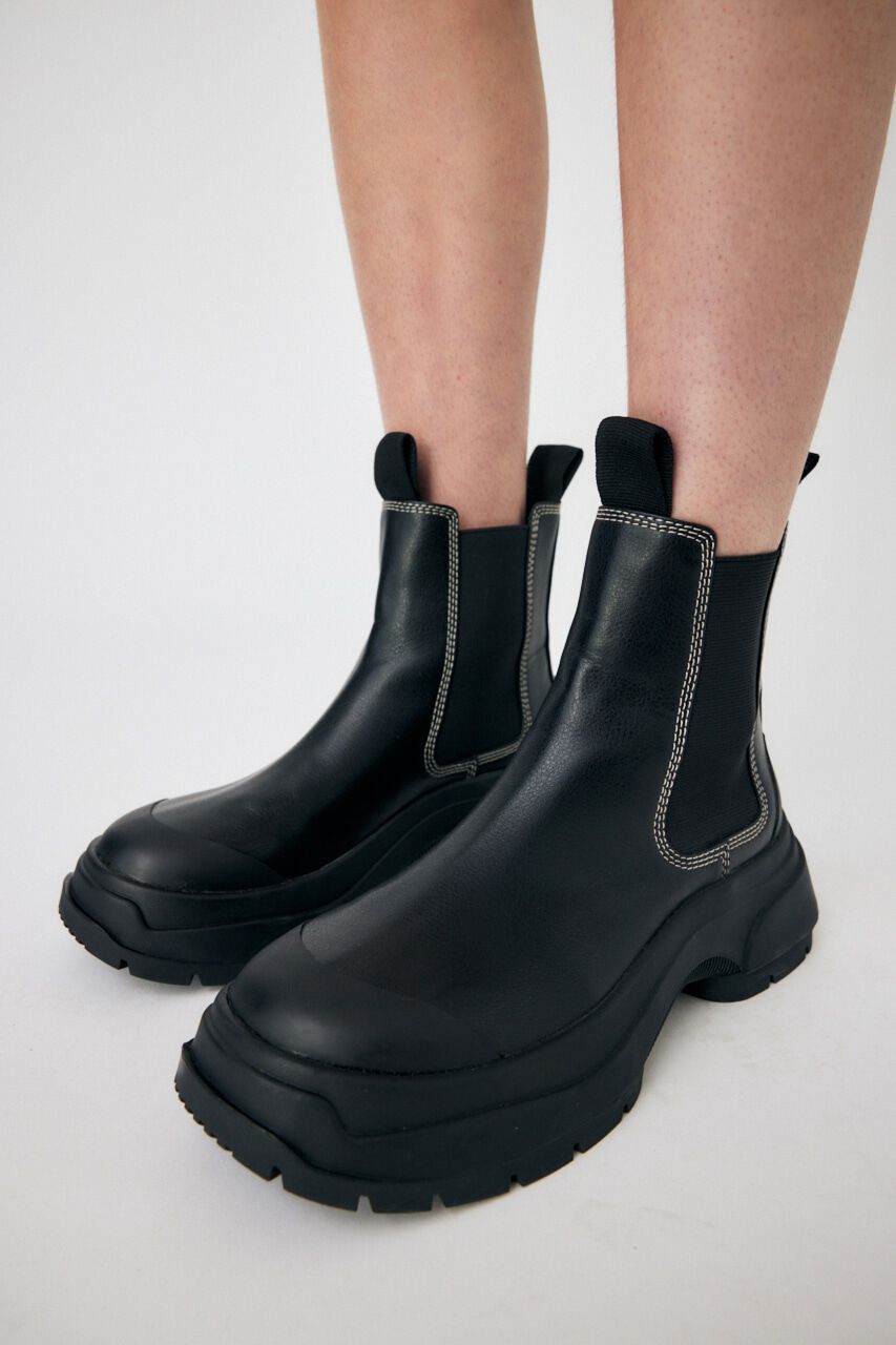 MOUSSY「CHUNKY RUBBER ブーツ」|その他|BLK