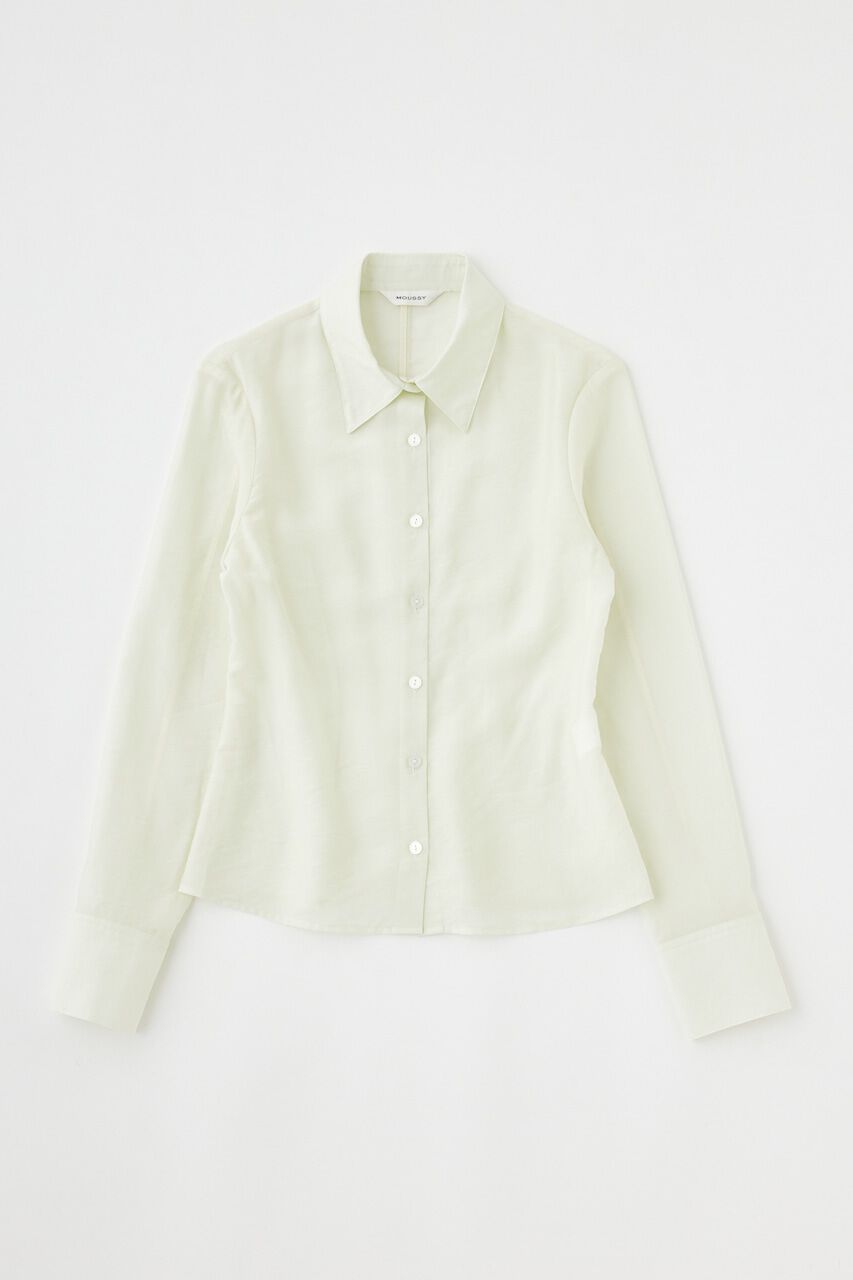 MOUSSY「DIAGONAL CHECK SHEER ブラウス」|シャツ・ブラウス|