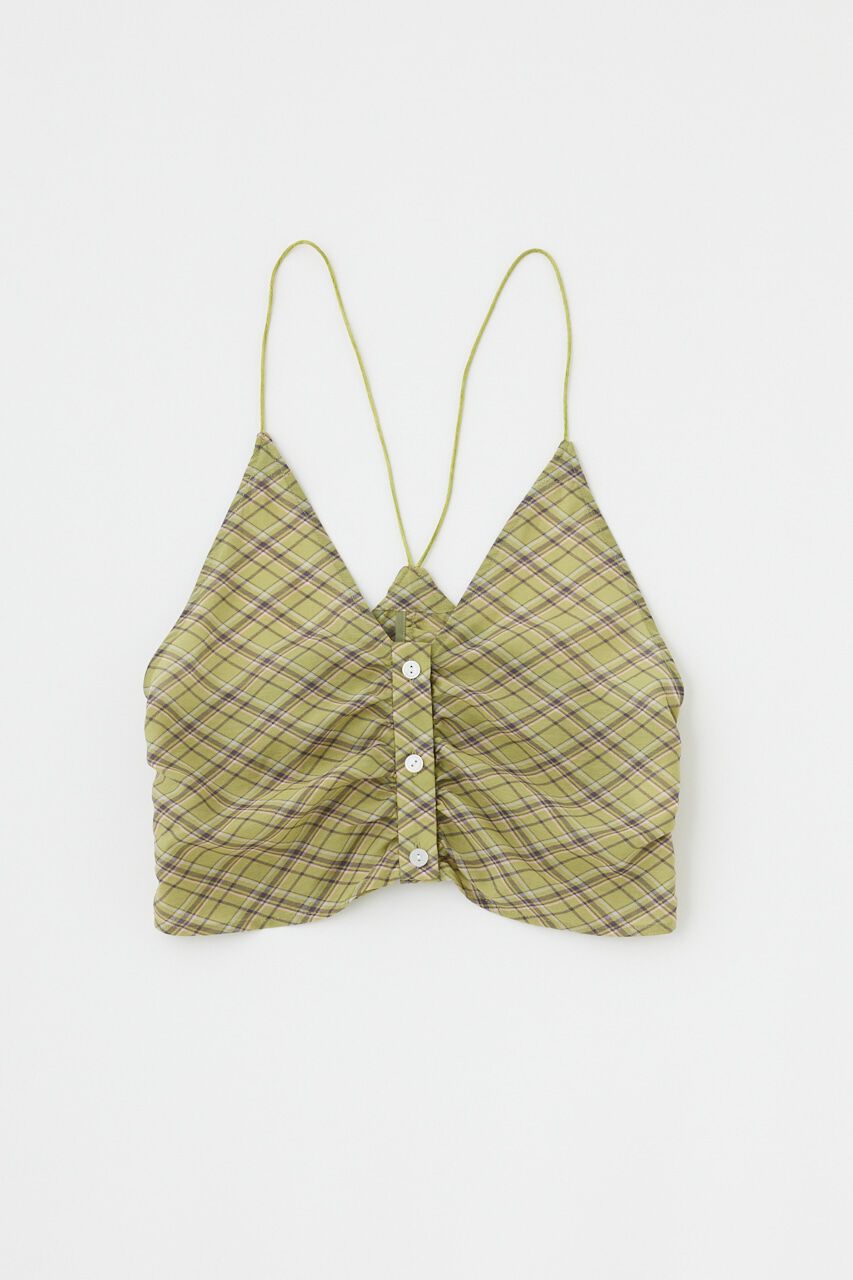 MOUSSY「DIAGONAL CHECK SHEER ブラウス」|シャツ・ブラウス|