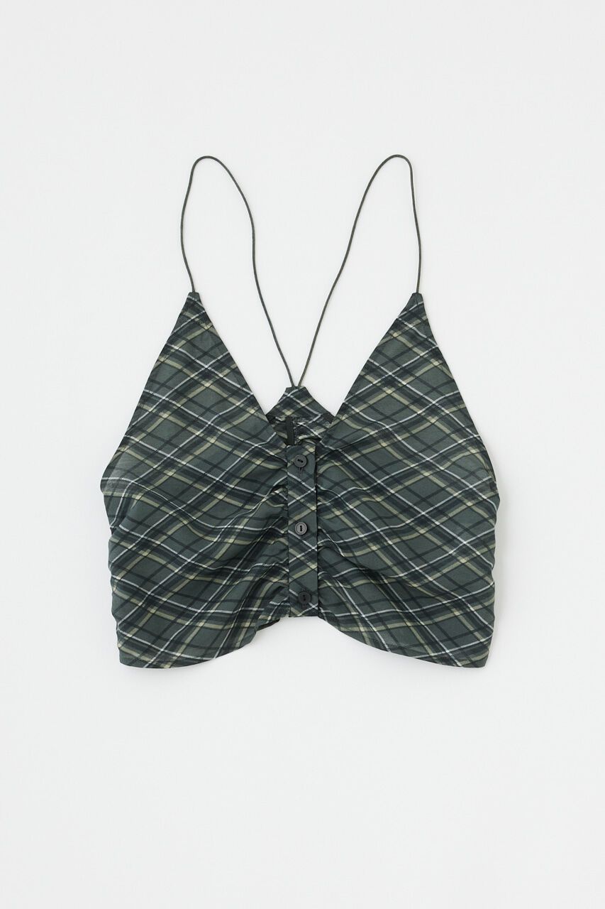 MOUSSY「DIAGONAL CHECK SHEER ブラウス」|シャツ・ブラウス|