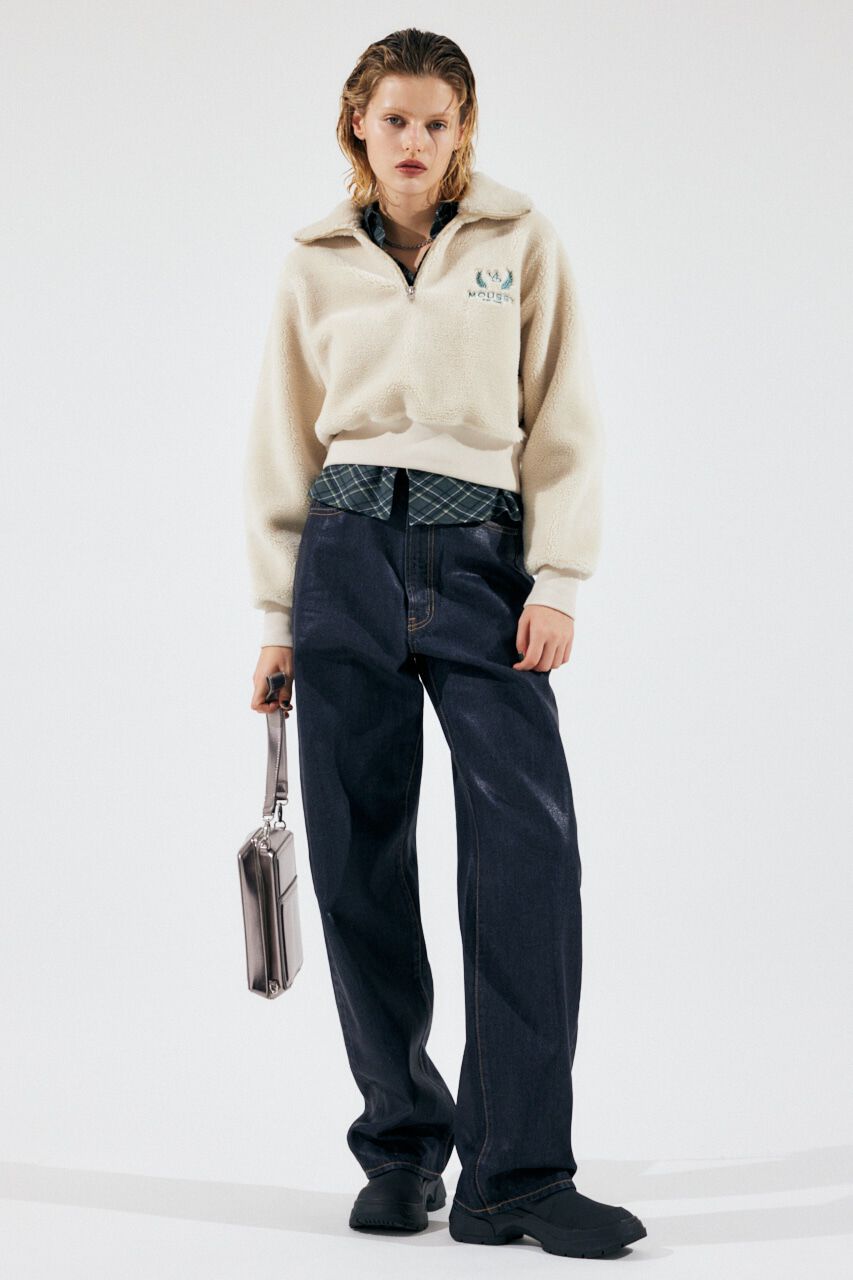 MOUSSY「DIAGONAL CHECK SHEER ブラウス」|シャツ・ブラウス|