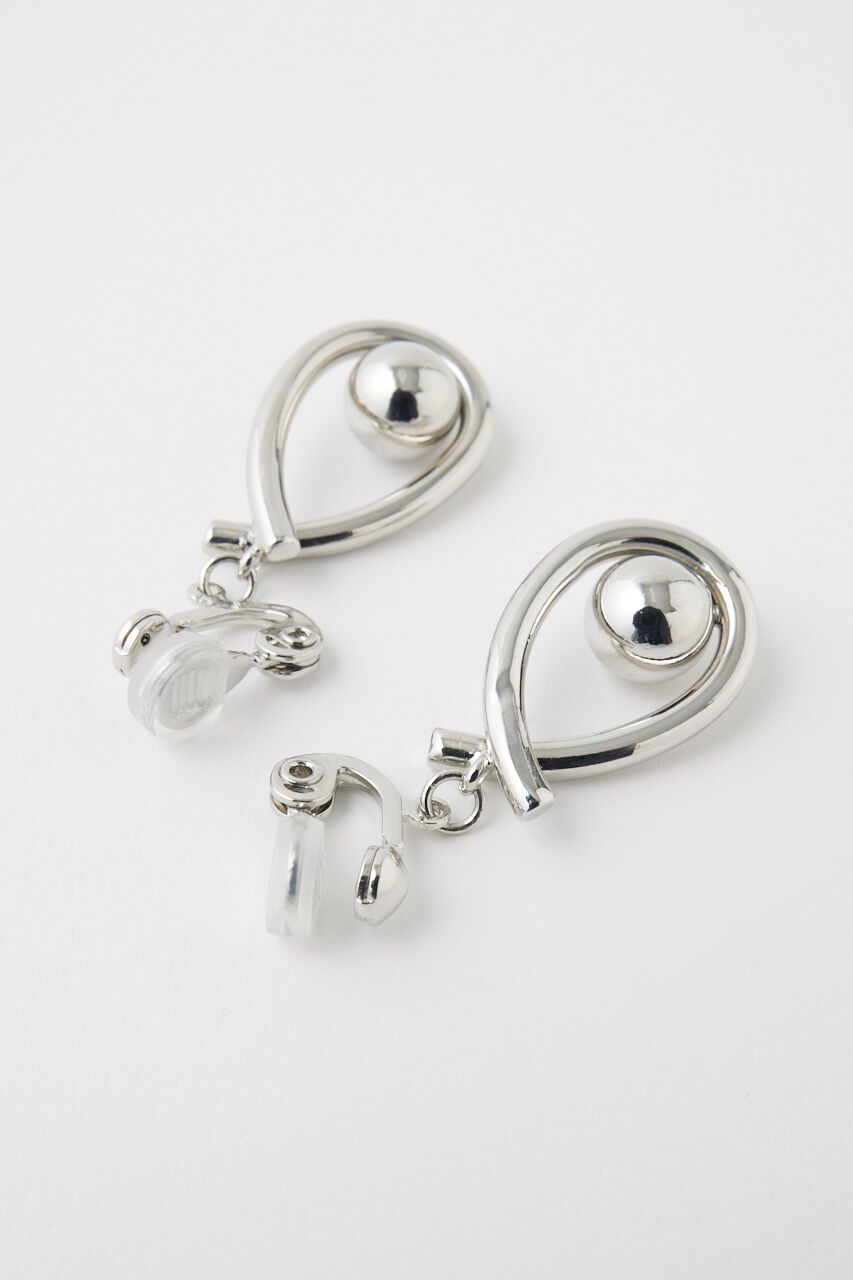 MOUSSY「TEARDROP CLIP イヤリング」|ピアス|