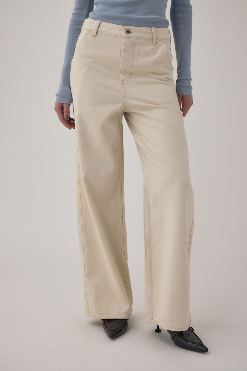 MOUSSY「オーガニックコットンデニムローライズルーズストレート」|デニム|