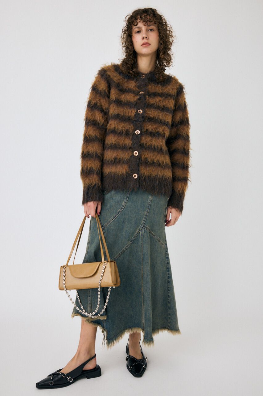 MOUSSY「GRANNY BRUSHED カーディガン」|カーディガン|
