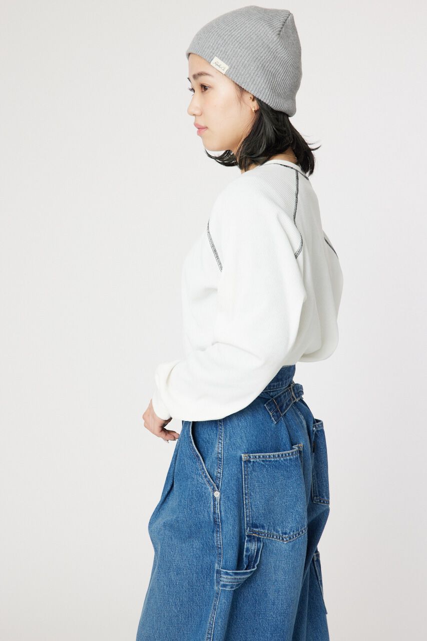 RODEO CROWNS「ワッフルラグランルーズトップス」|Tシャツ・カットソー|