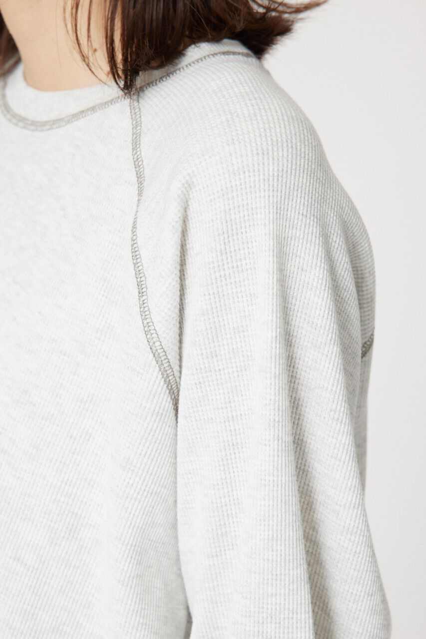 RODEO CROWNS「ワッフルラグランルーズトップス」|Tシャツ・カットソー|