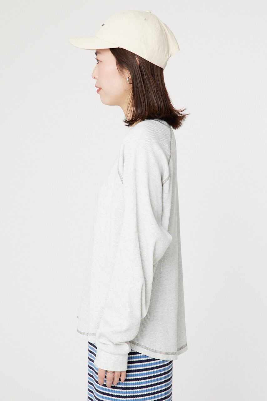 RODEO CROWNS「ワッフルラグランルーズトップス」|Tシャツ・カットソー|