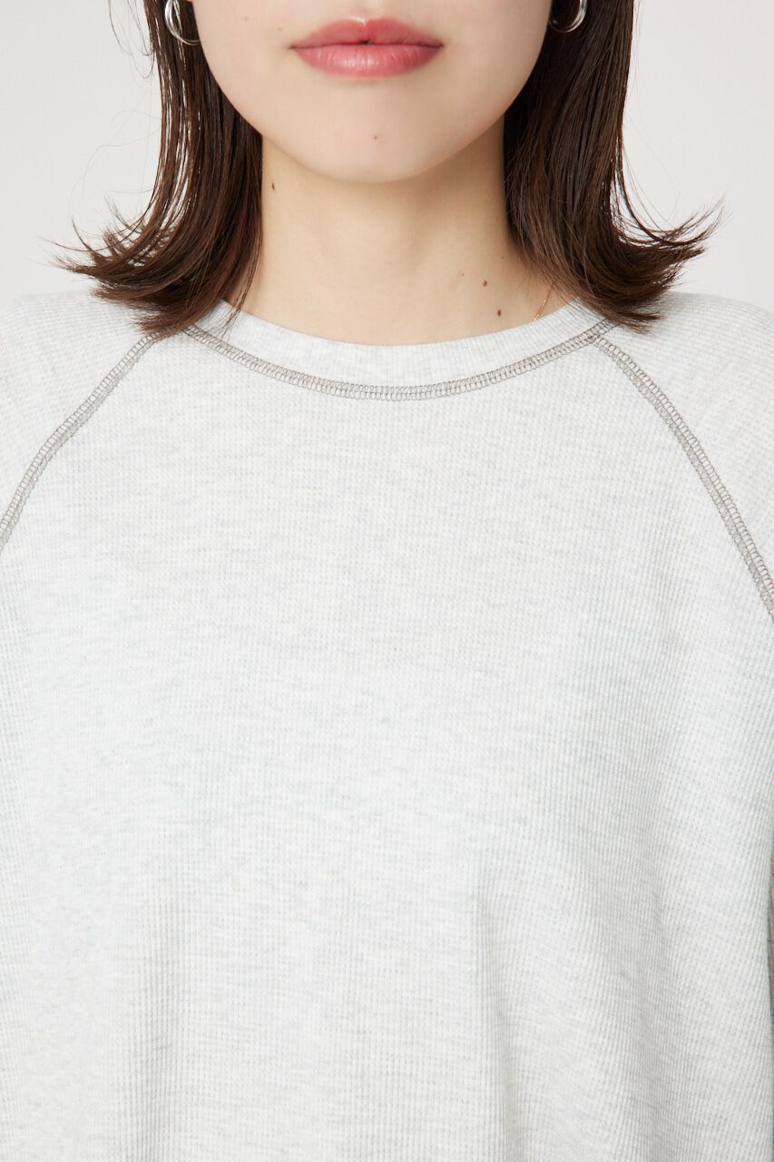 RODEO CROWNS「ワッフルラグランルーズトップス」|Tシャツ・カットソー|