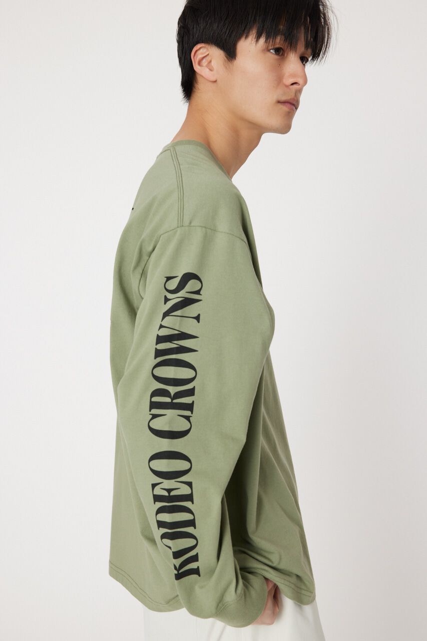 RODEO CROWNS「メンズバンダナスターアップリケL/S Tシャツ」|Tシャツ・カットソー|