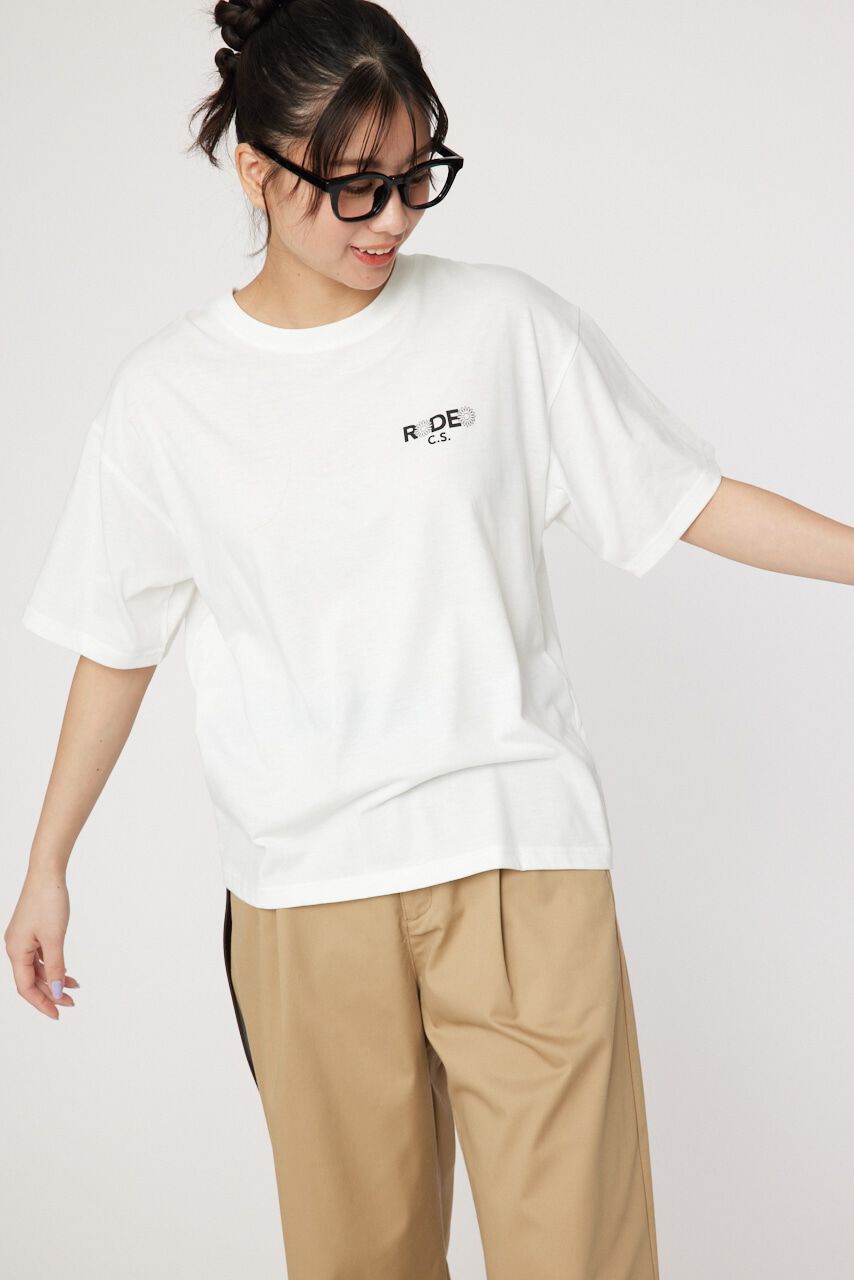 RODEO CROWNS「Flower Bloom Logo Tシャツ」|Tシャツ・カットソー|