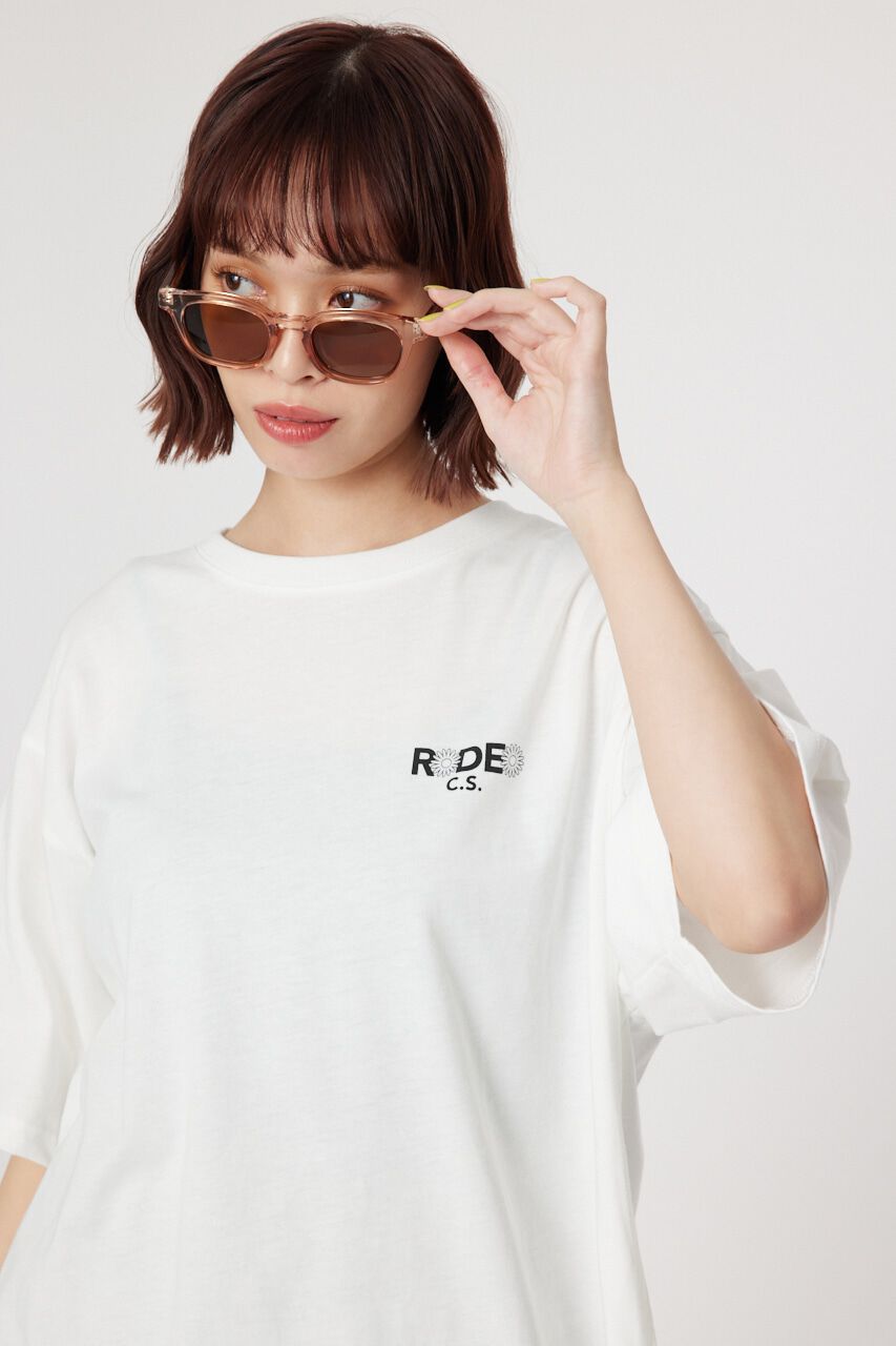 RODEO CROWNS「Flower Bloom Logo Tシャツ」|Tシャツ・カットソー|